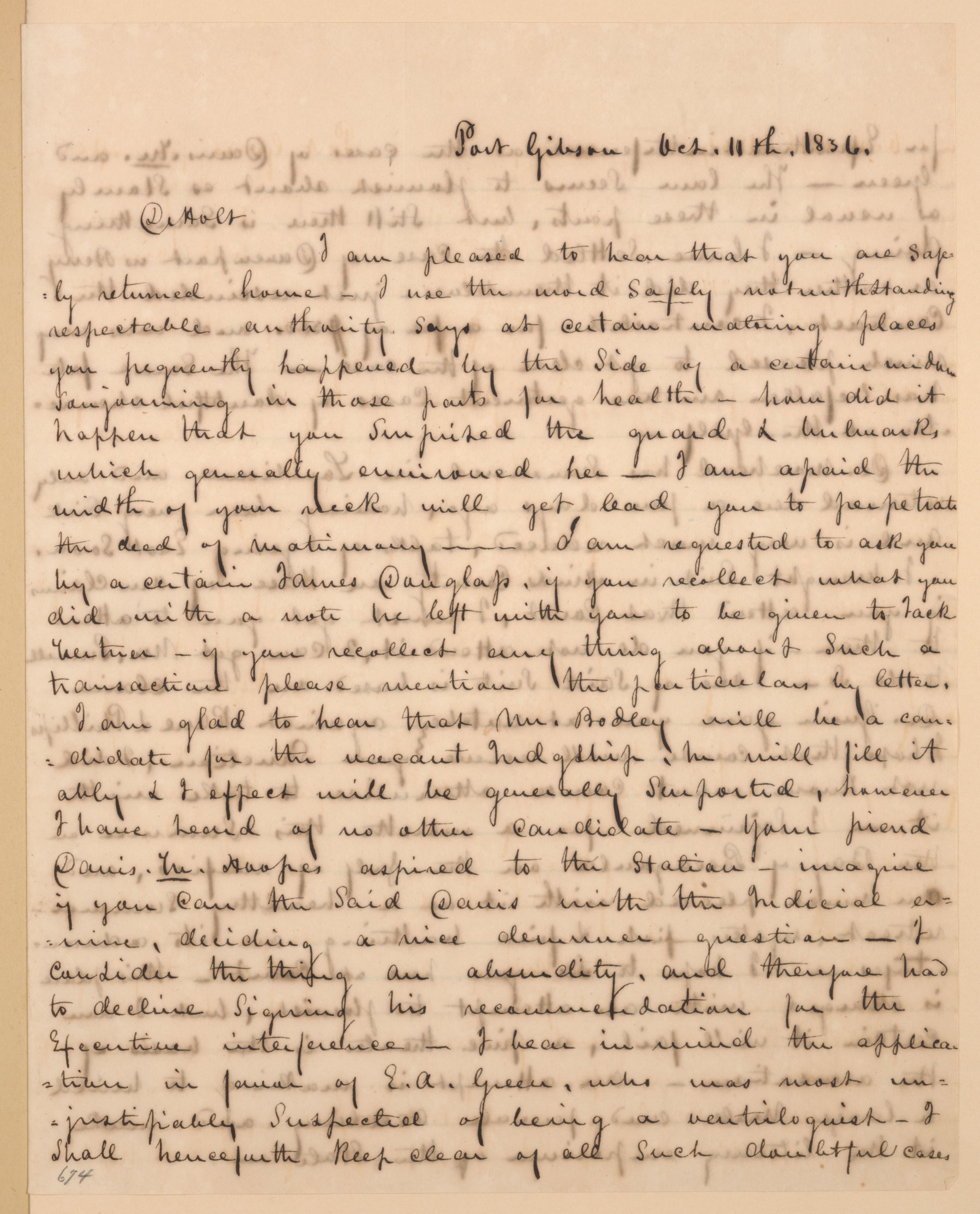 Scanned image of the current content page