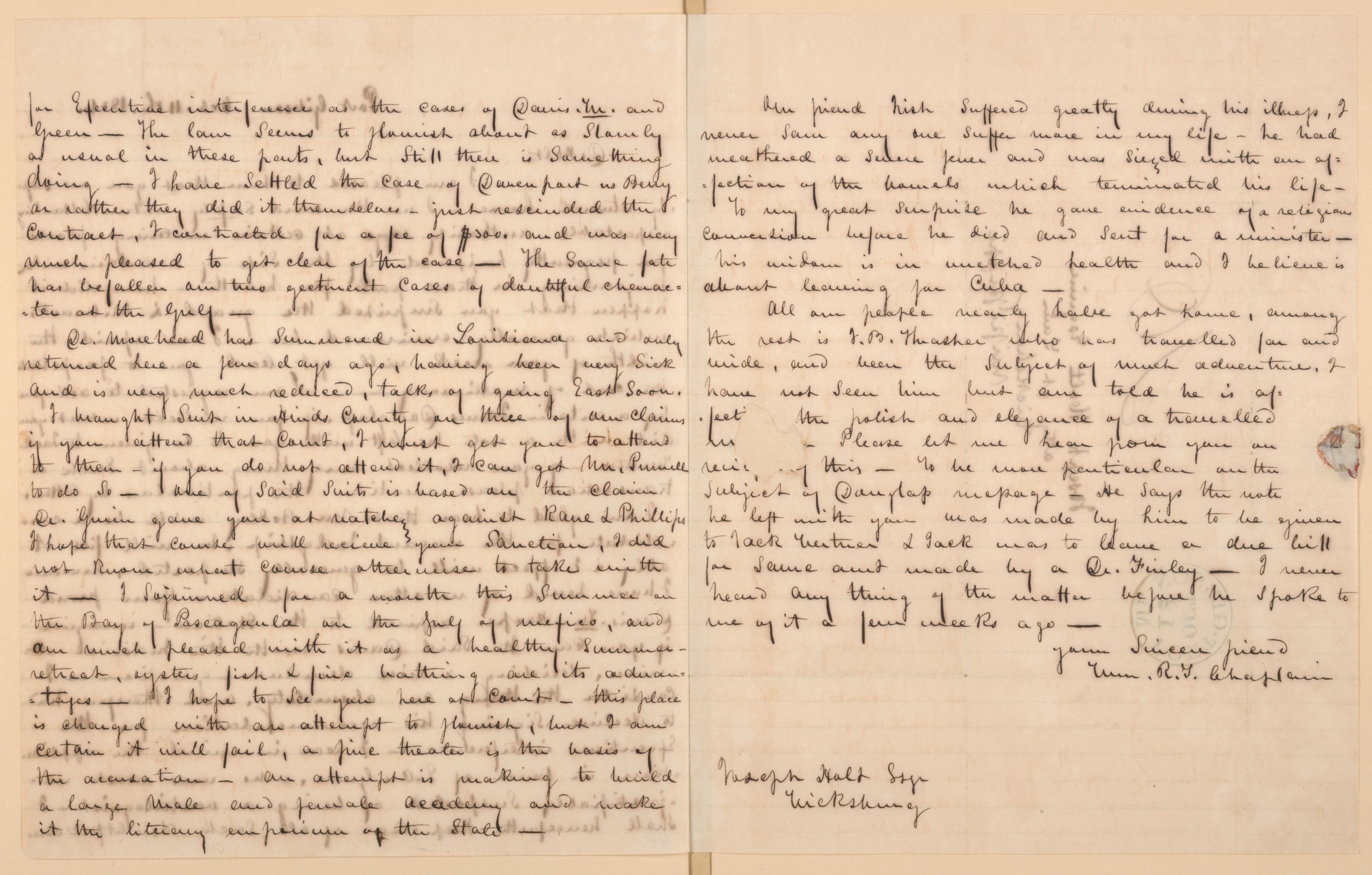 Scanned image of the current content page