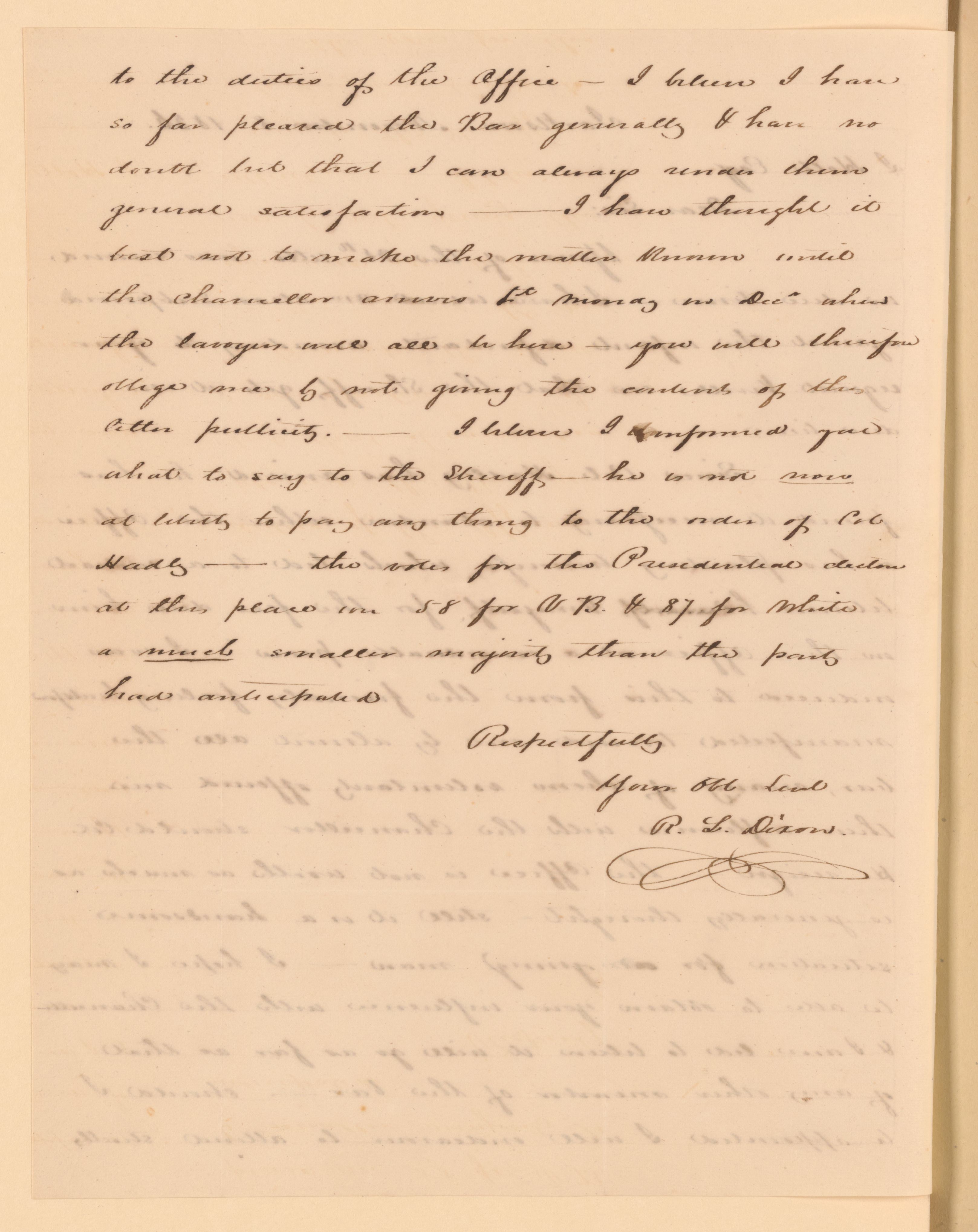 Scanned image of the current content page