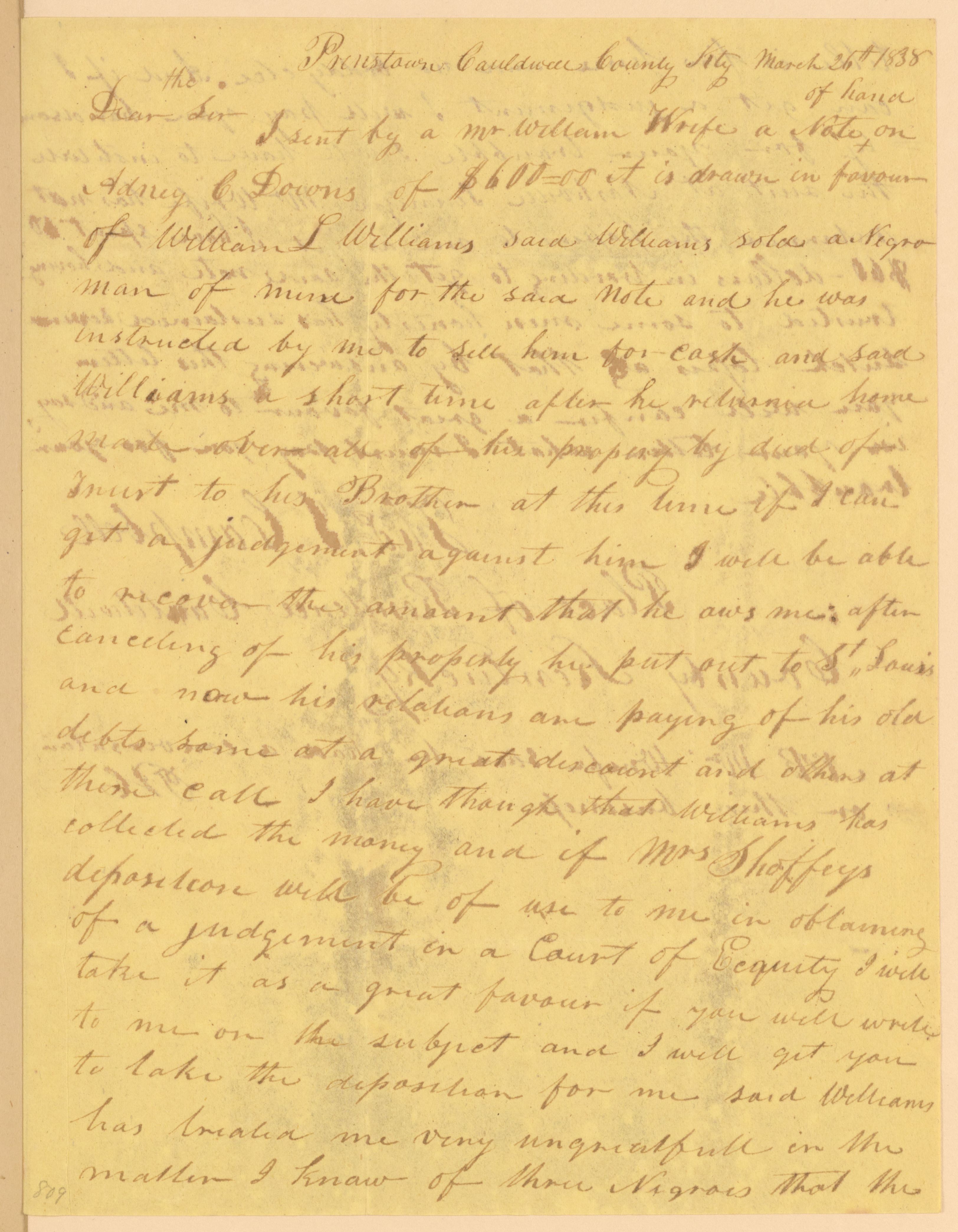 Scanned image of the current content page