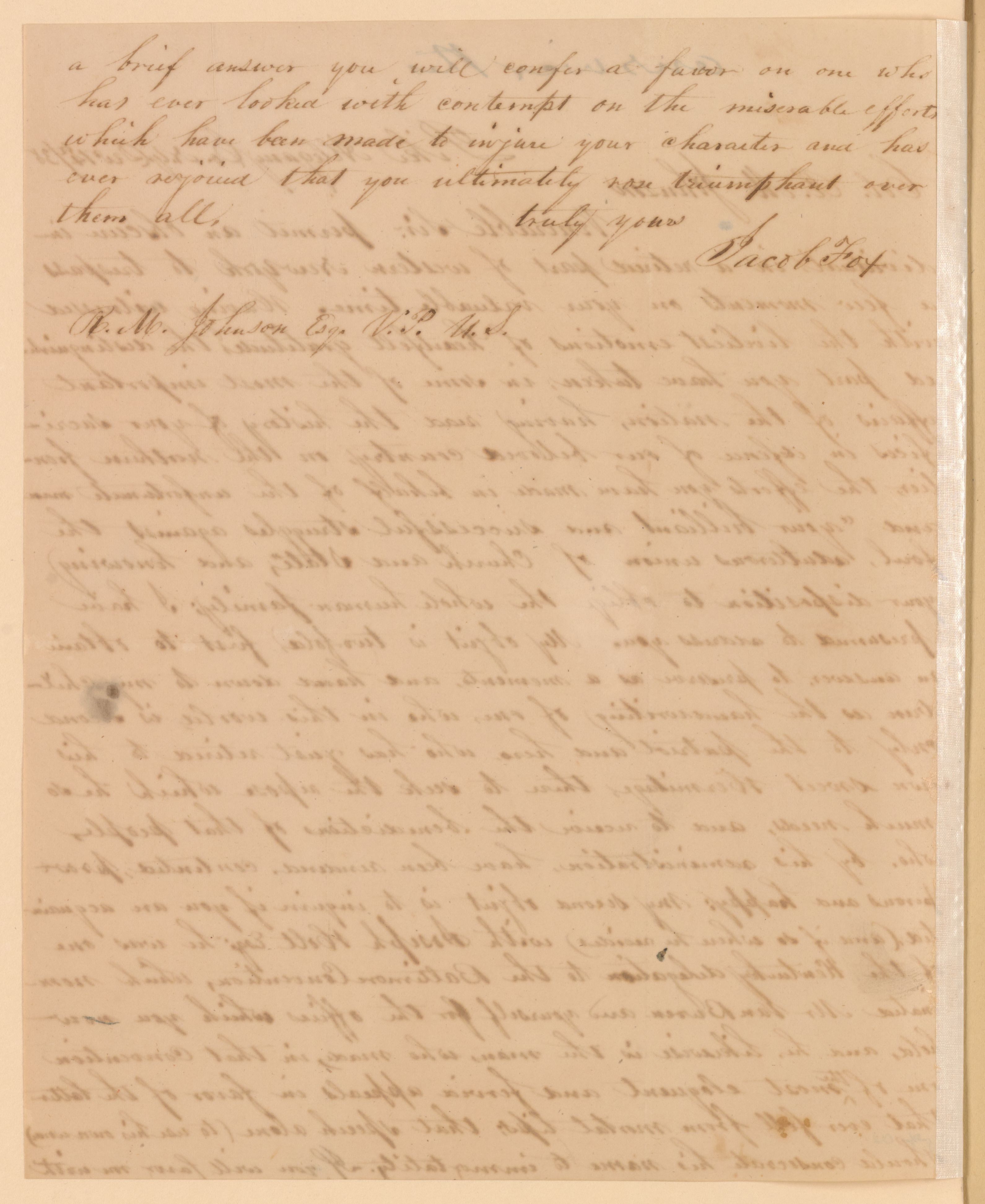 Scanned image of the current content page