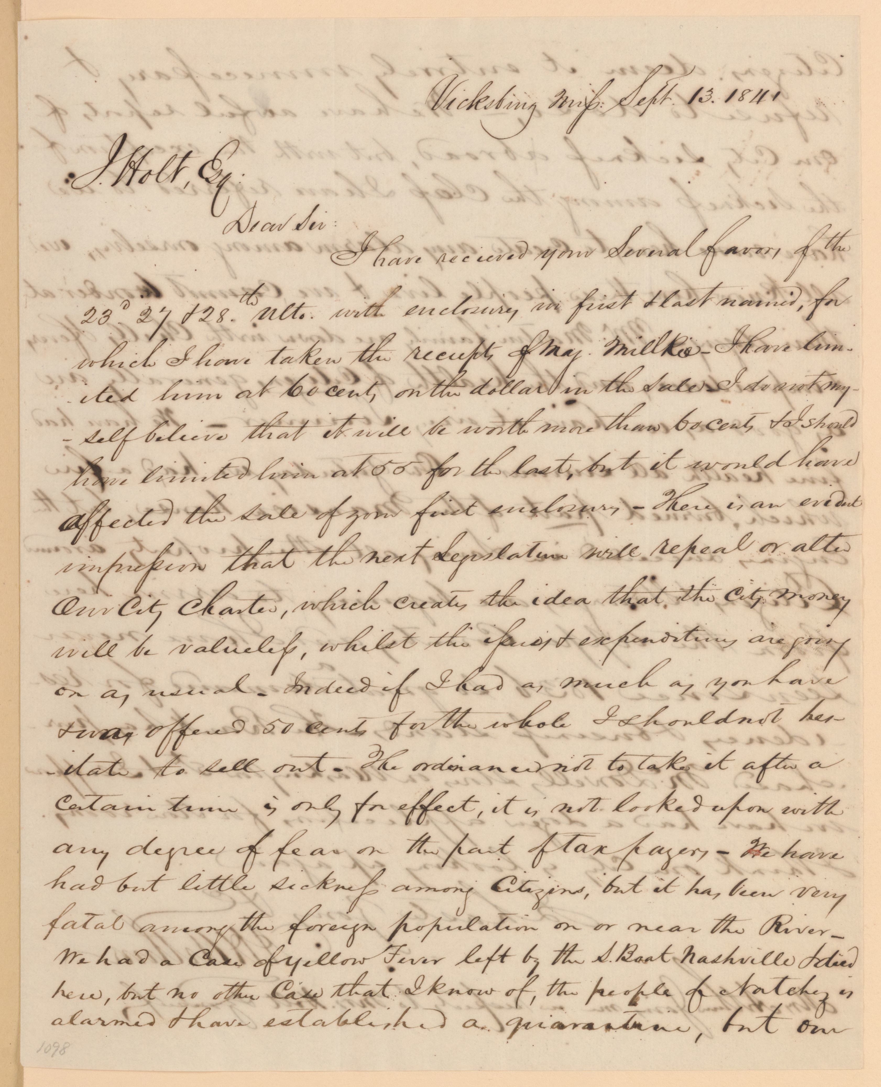 Scanned image of the current content page