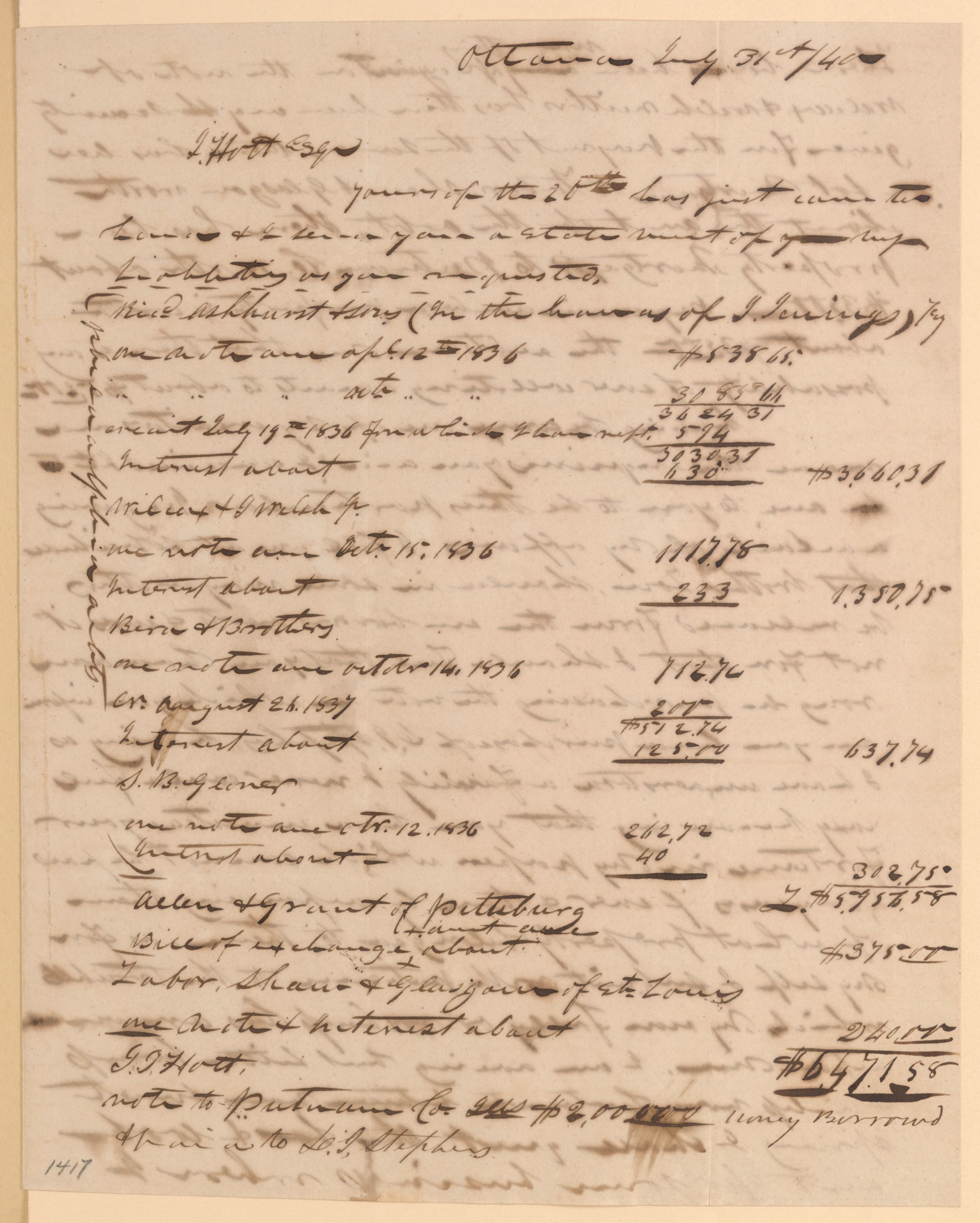 Scanned image of the current content page