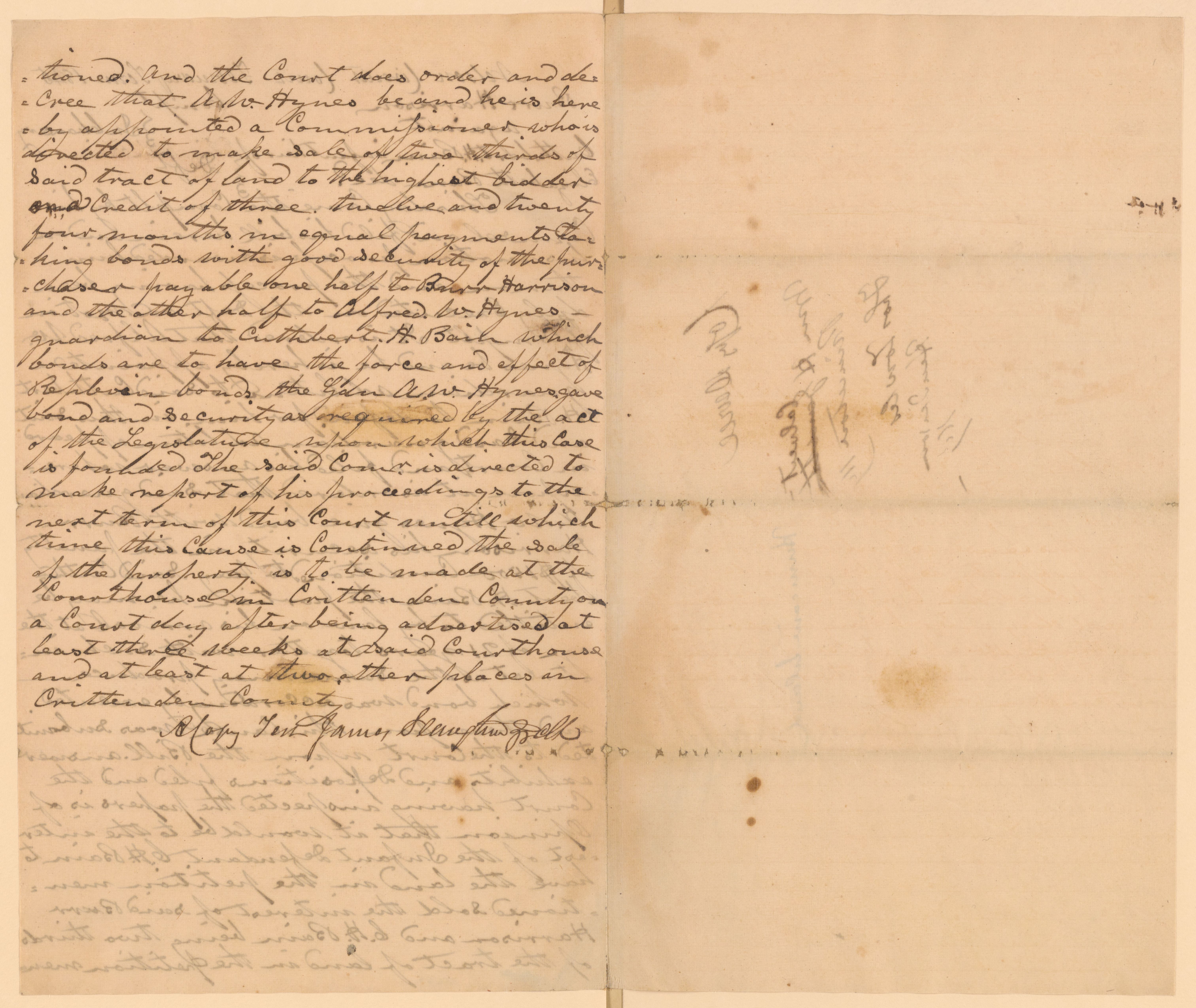 Scanned image of the current content page