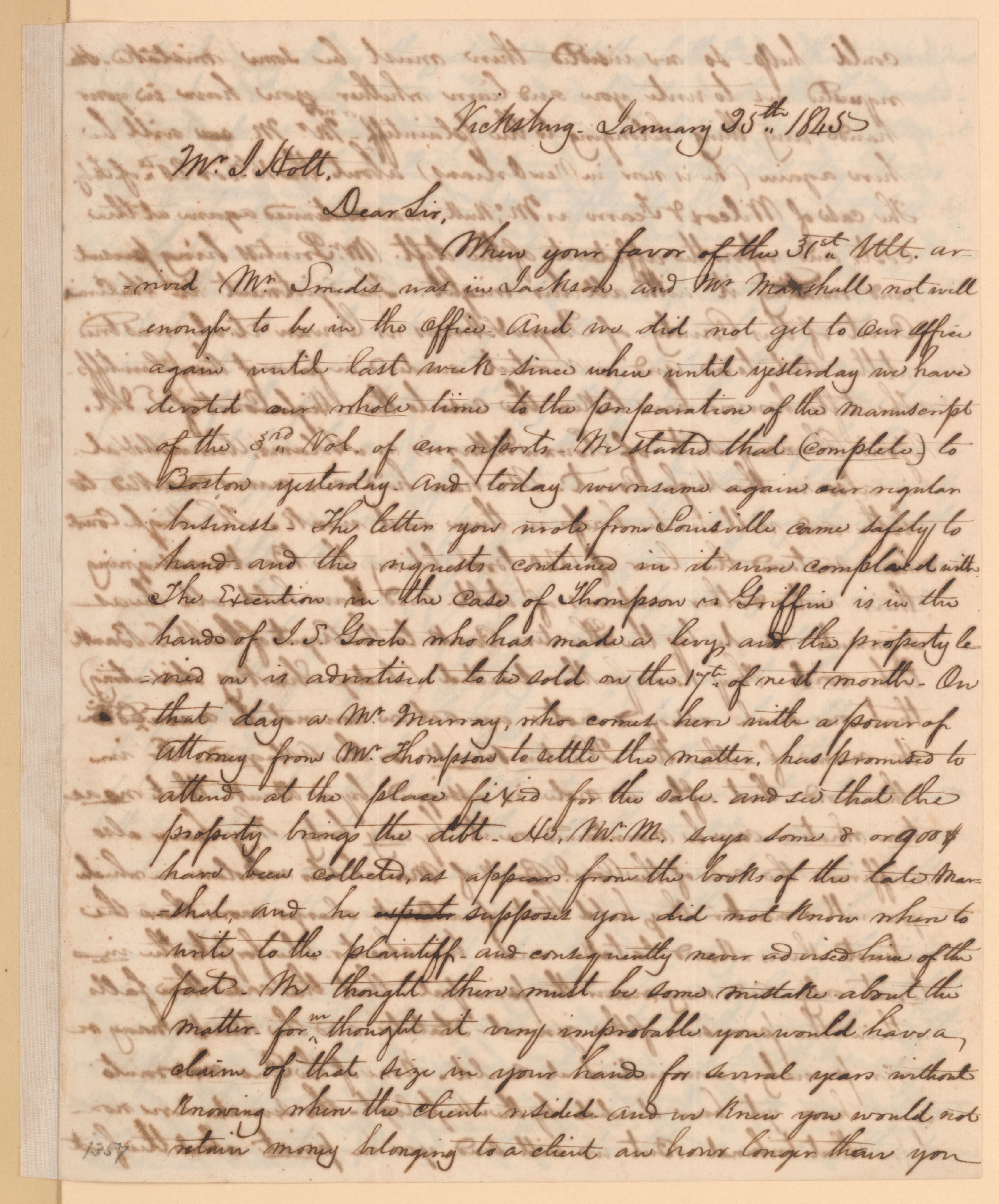 Scanned image of the current content page