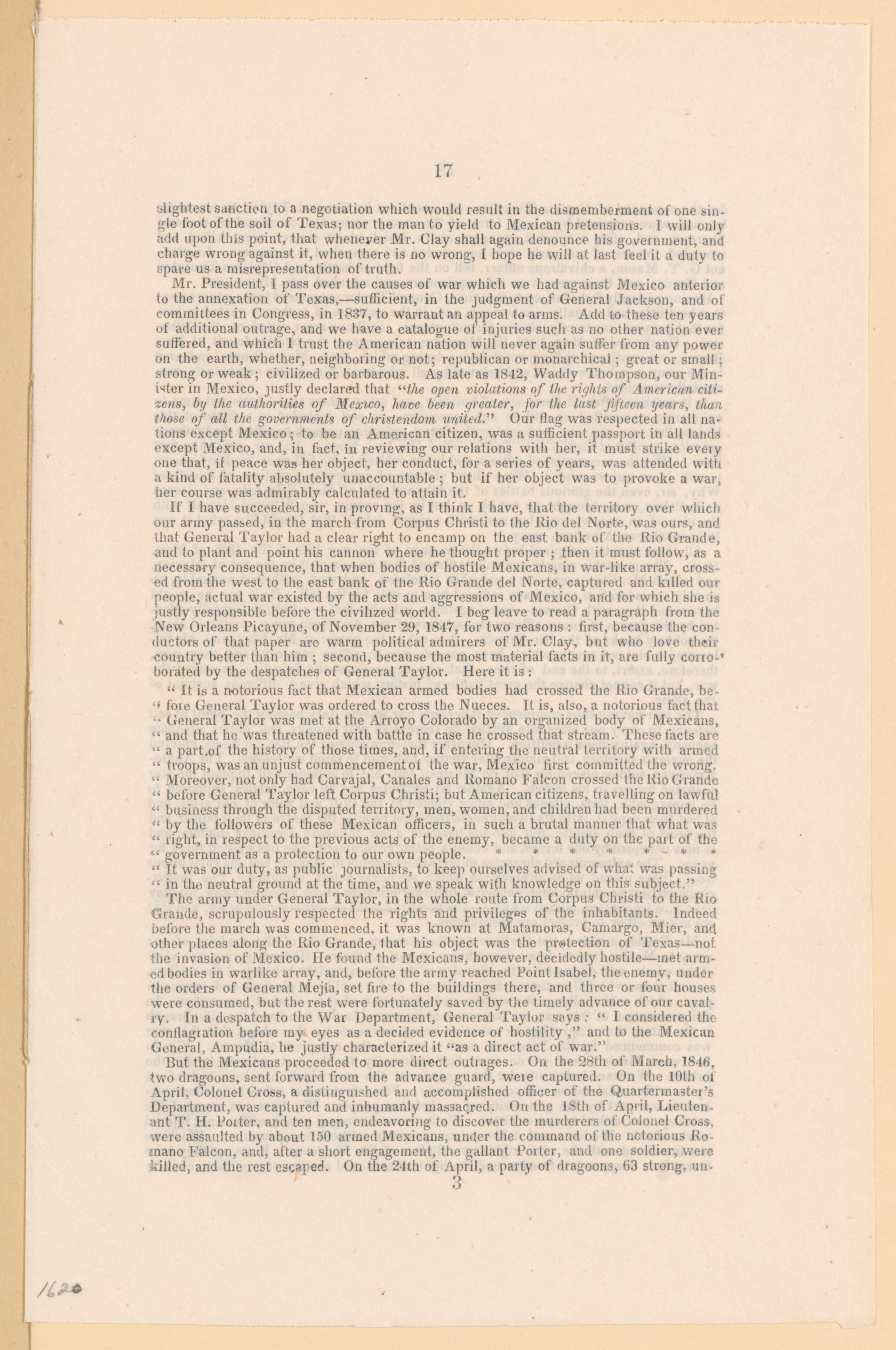 Scanned image of the current content page