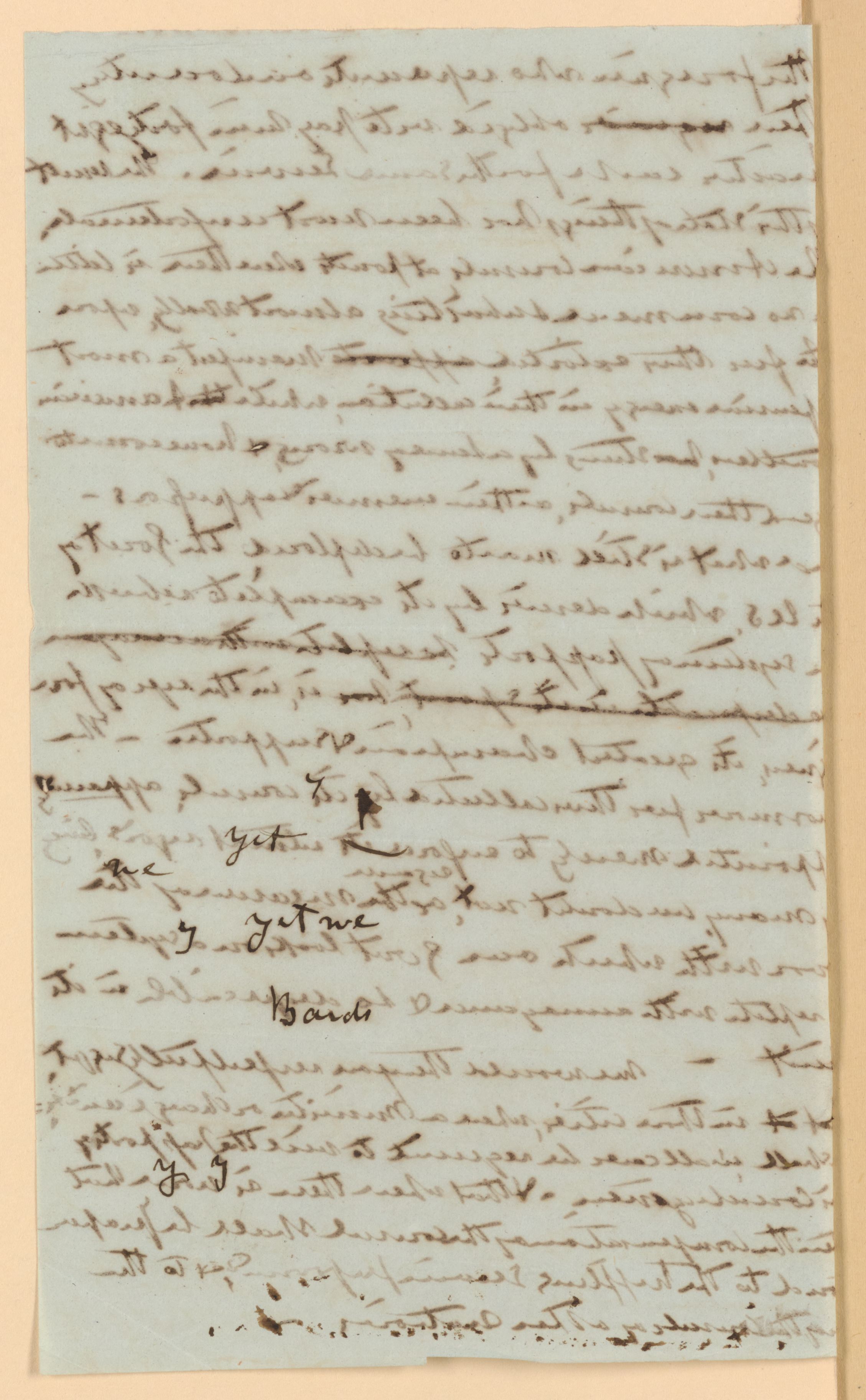 Scanned image of the current content page