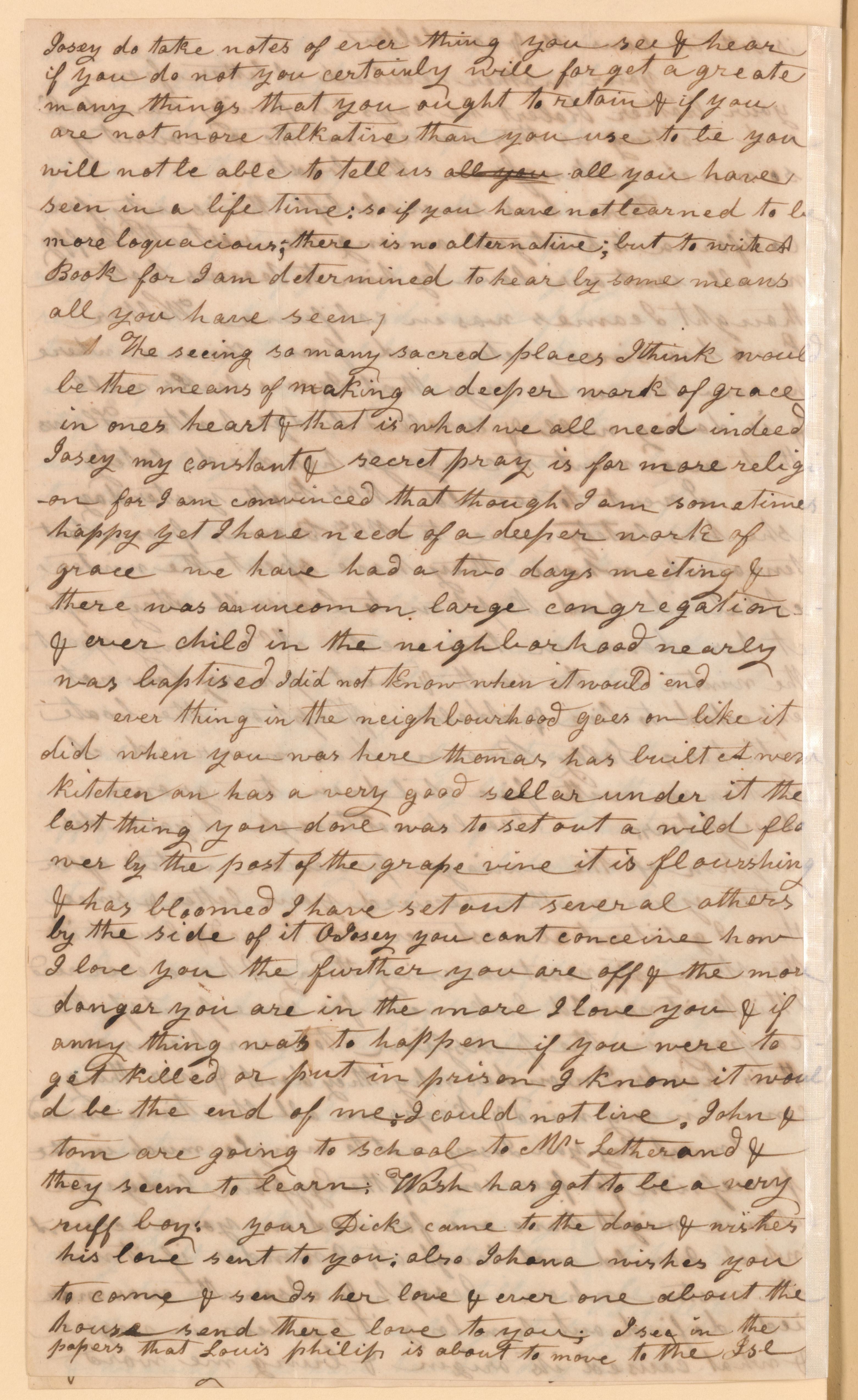 Scanned image of the current content page