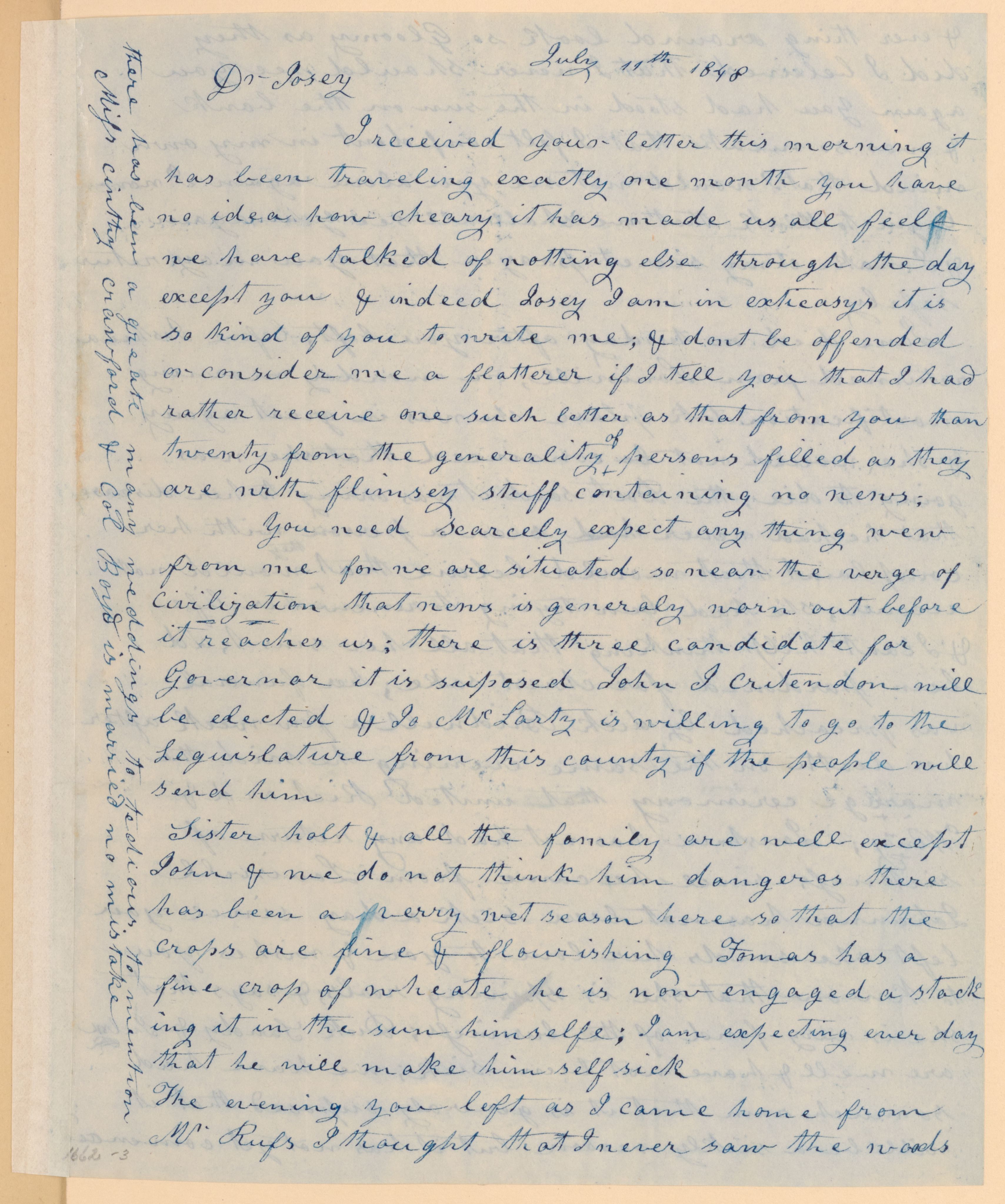 Scanned image of the current content page