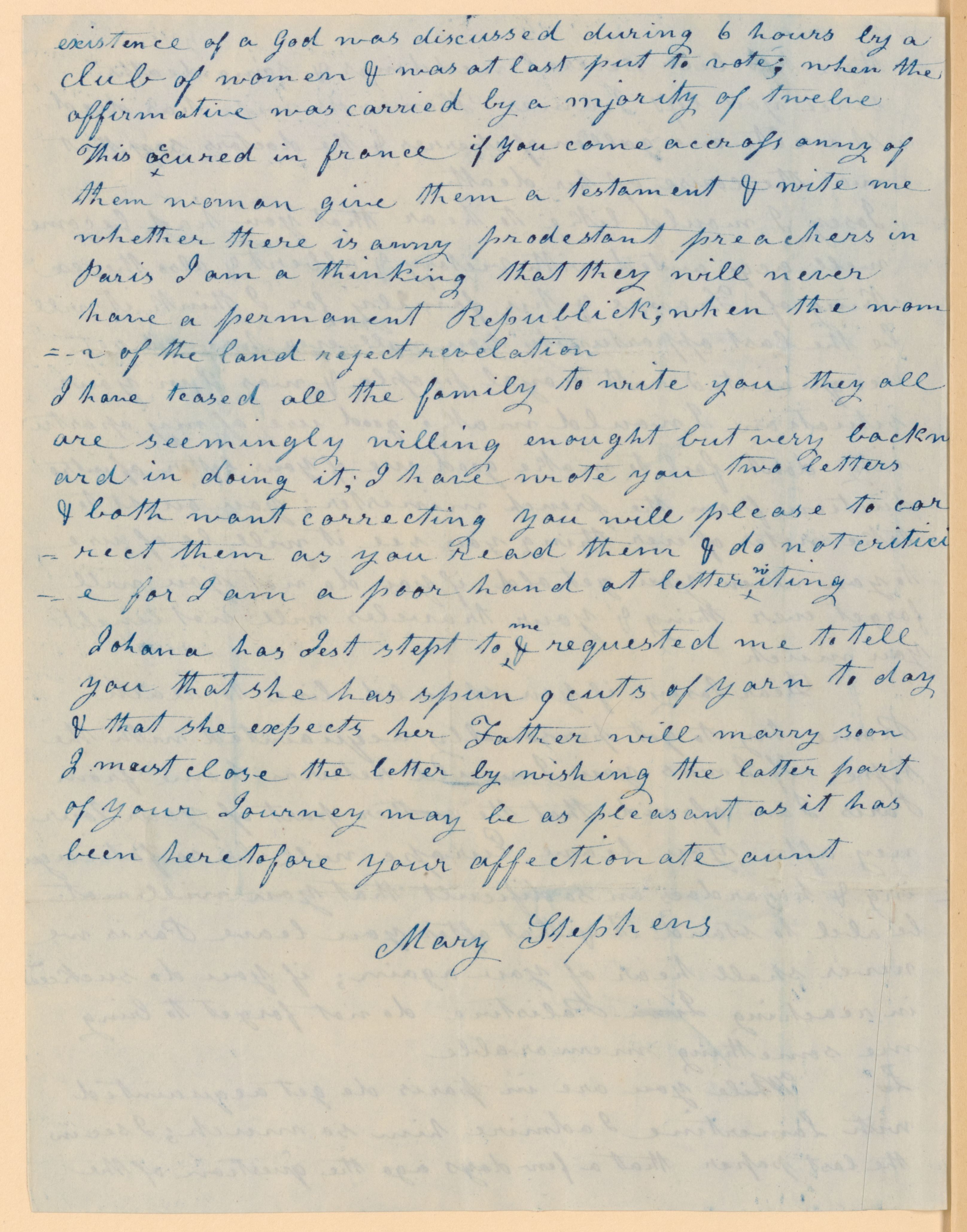 Scanned image of the current content page