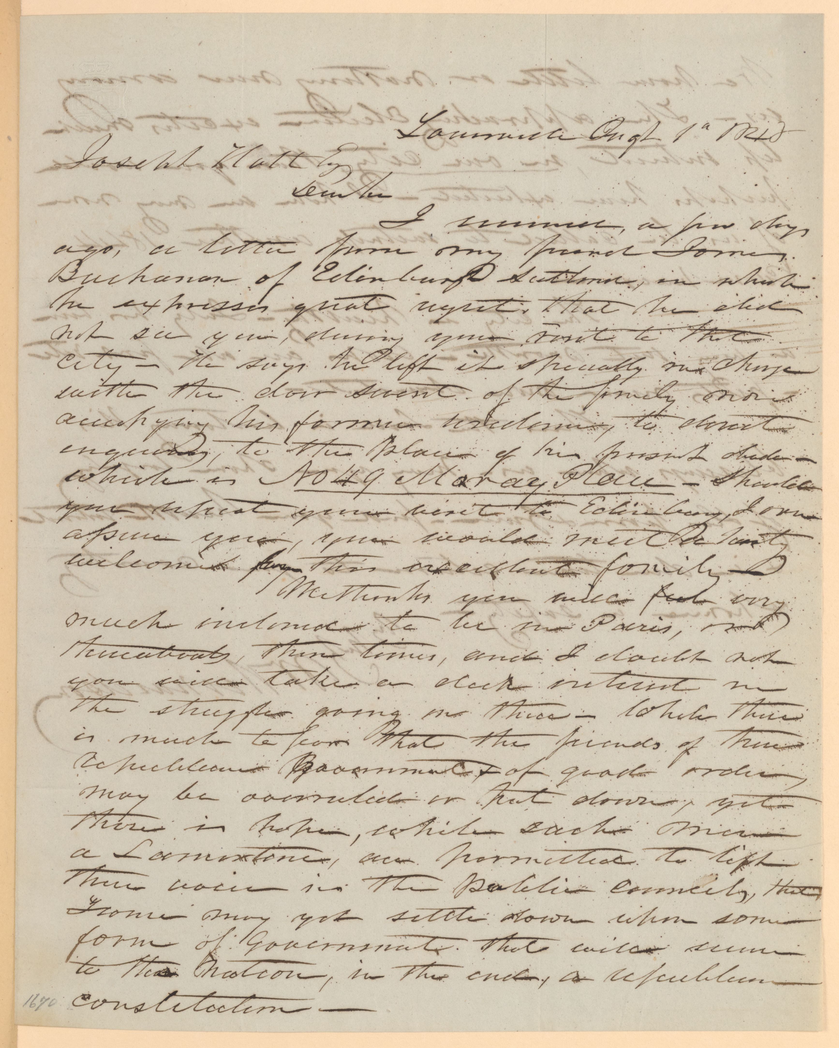 Scanned image of the current content page