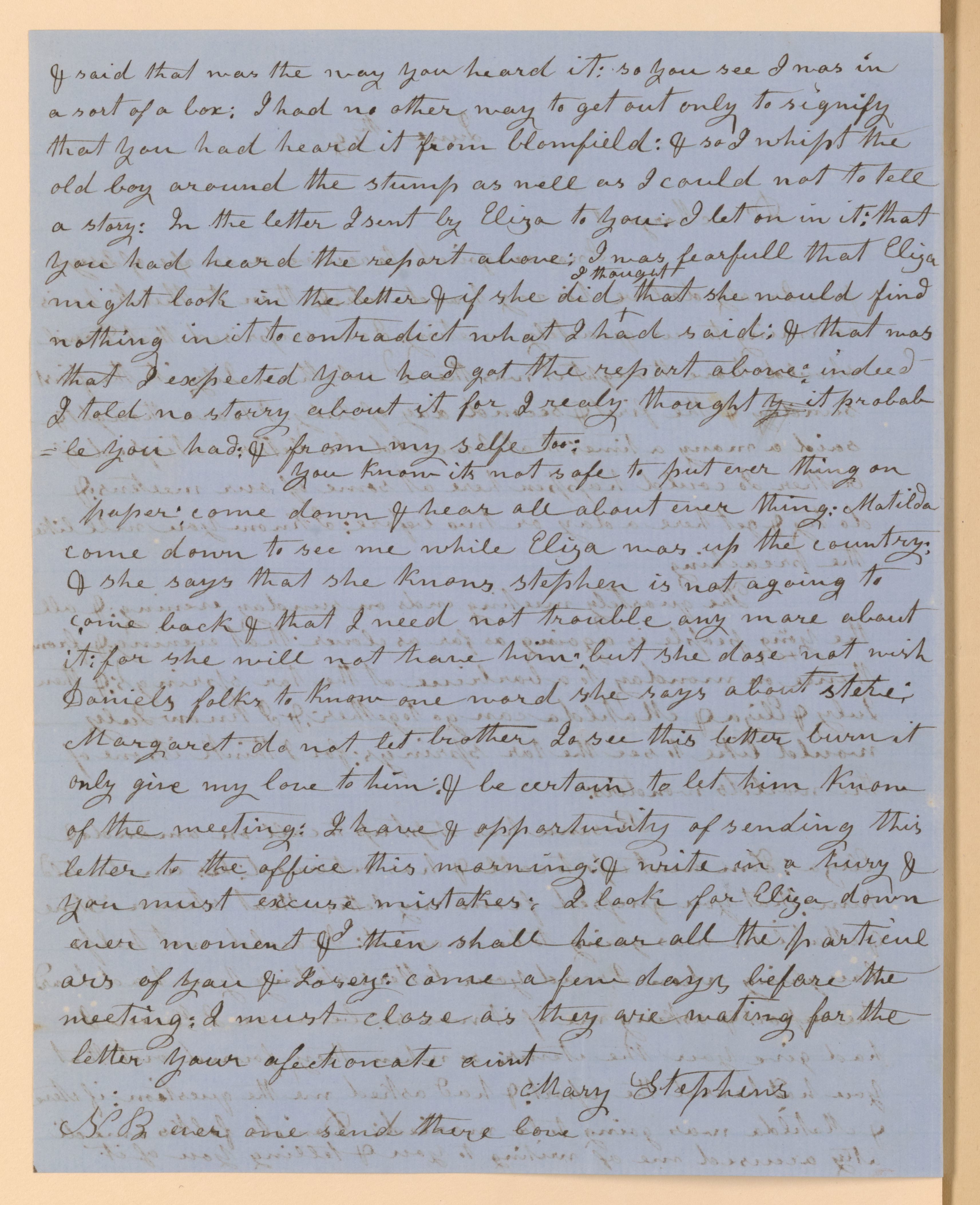 Scanned image of the current content page