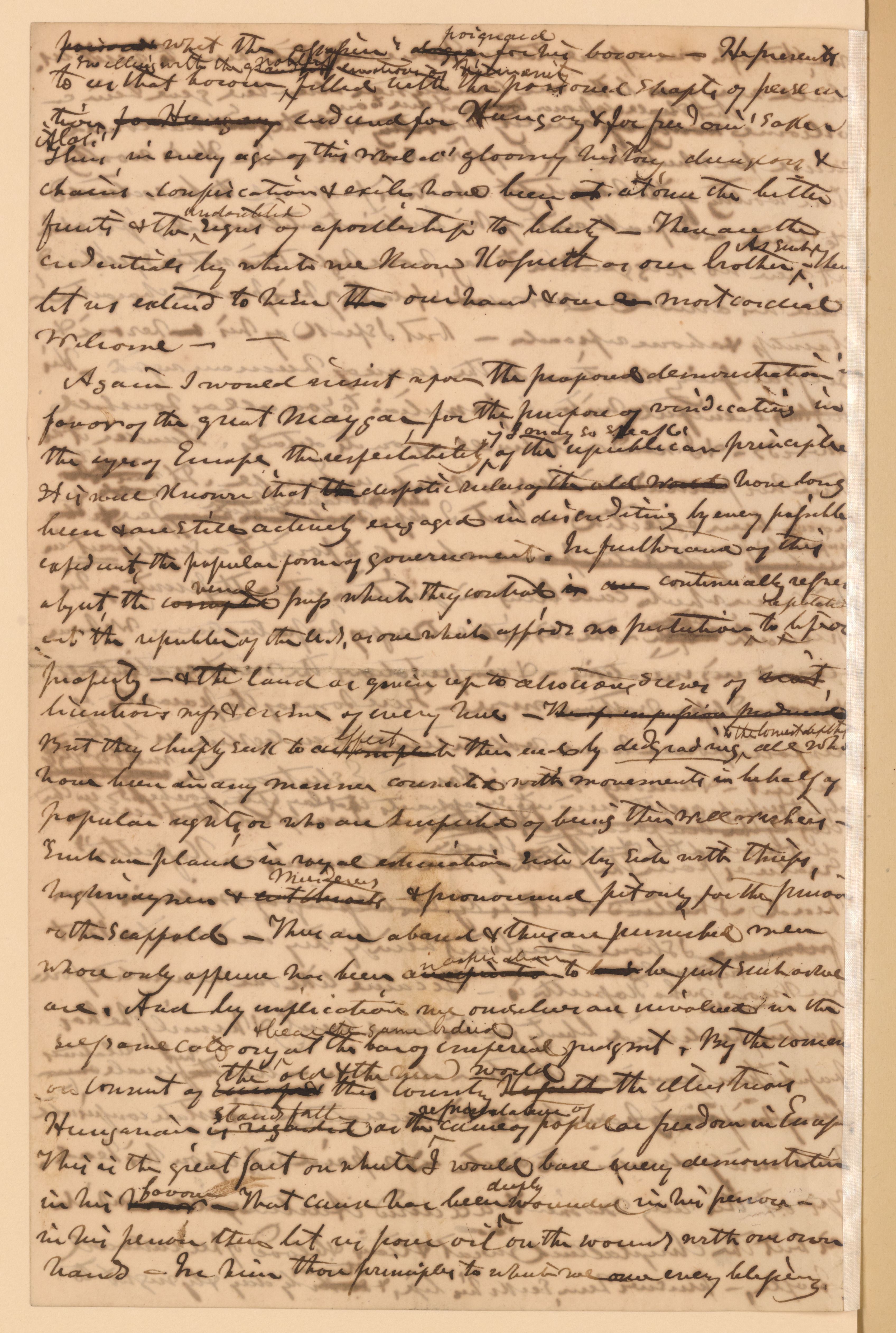 Scanned image of the current content page