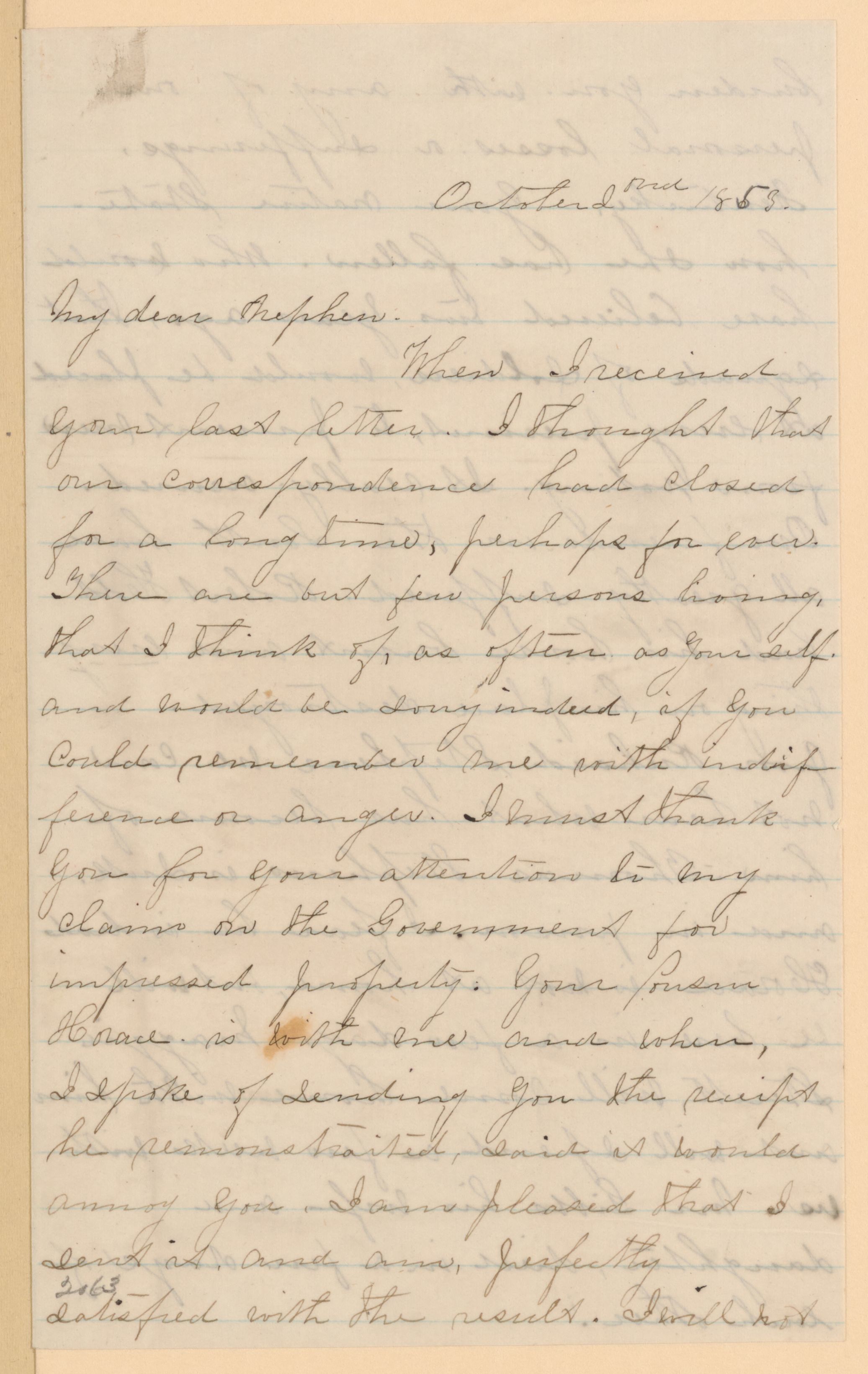 Scanned image of the current content page