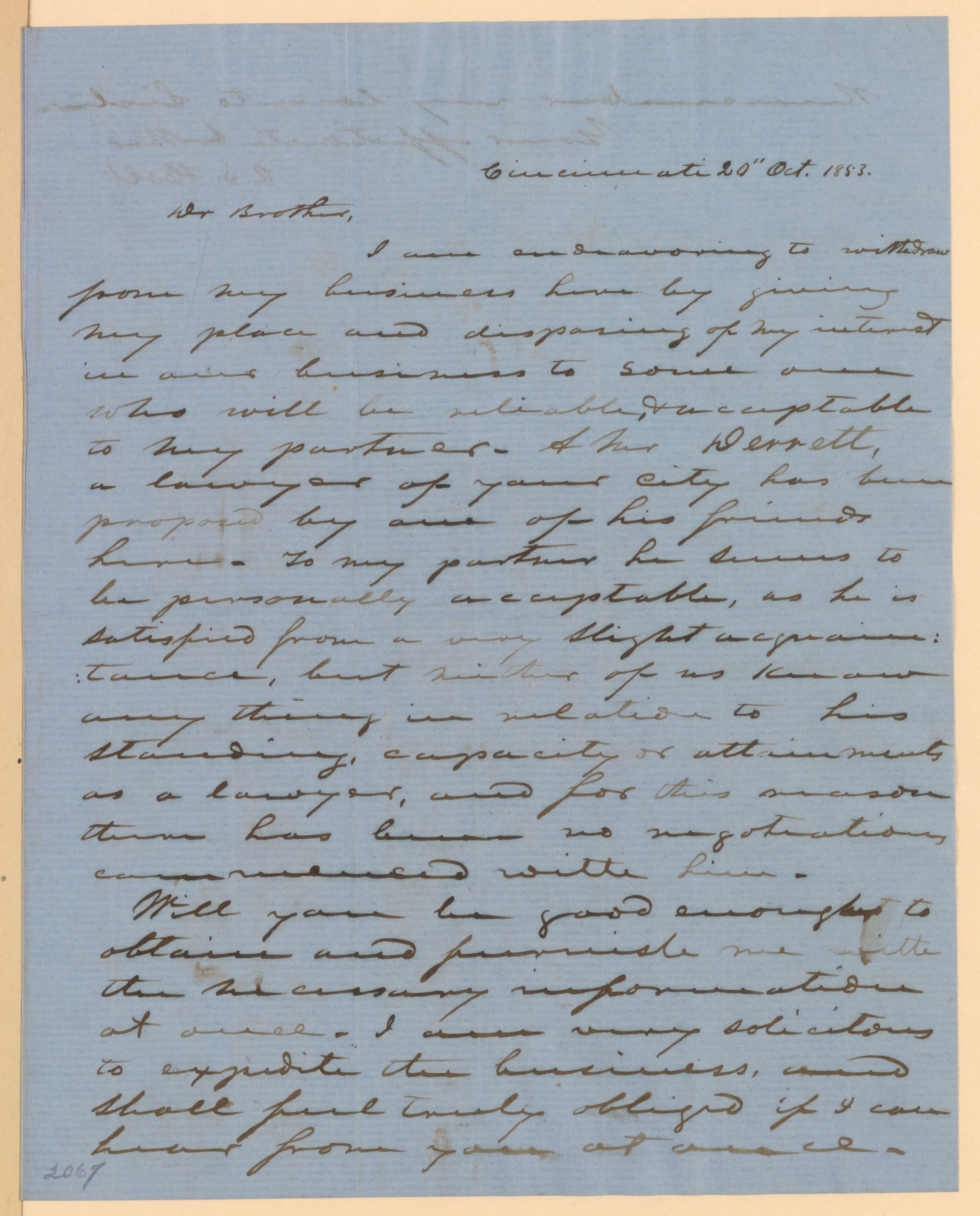 Scanned image of the current content page