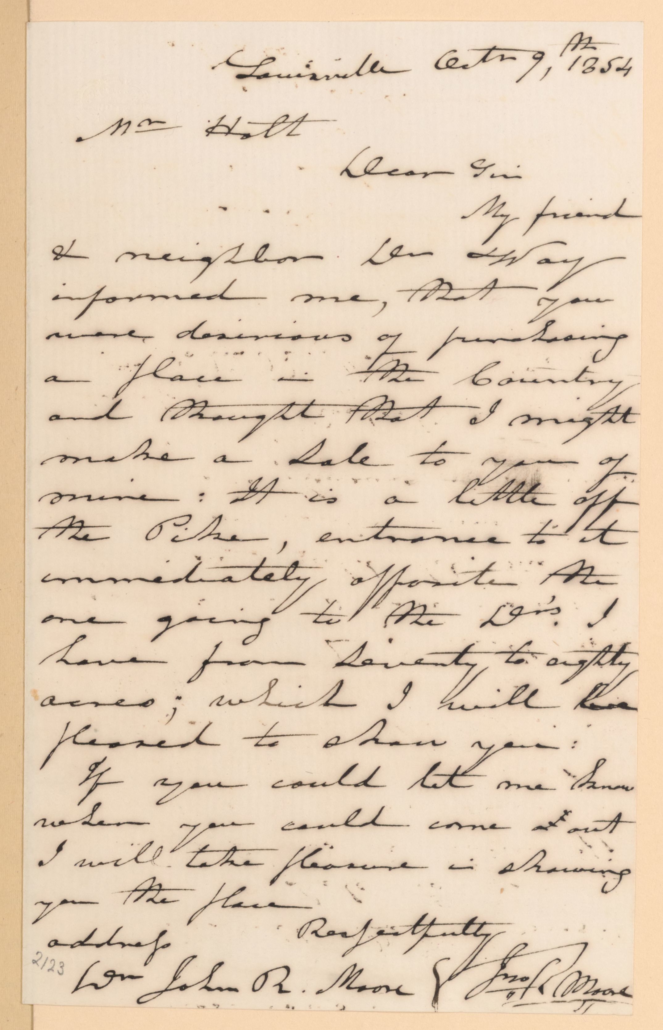 Scanned image of the current content page