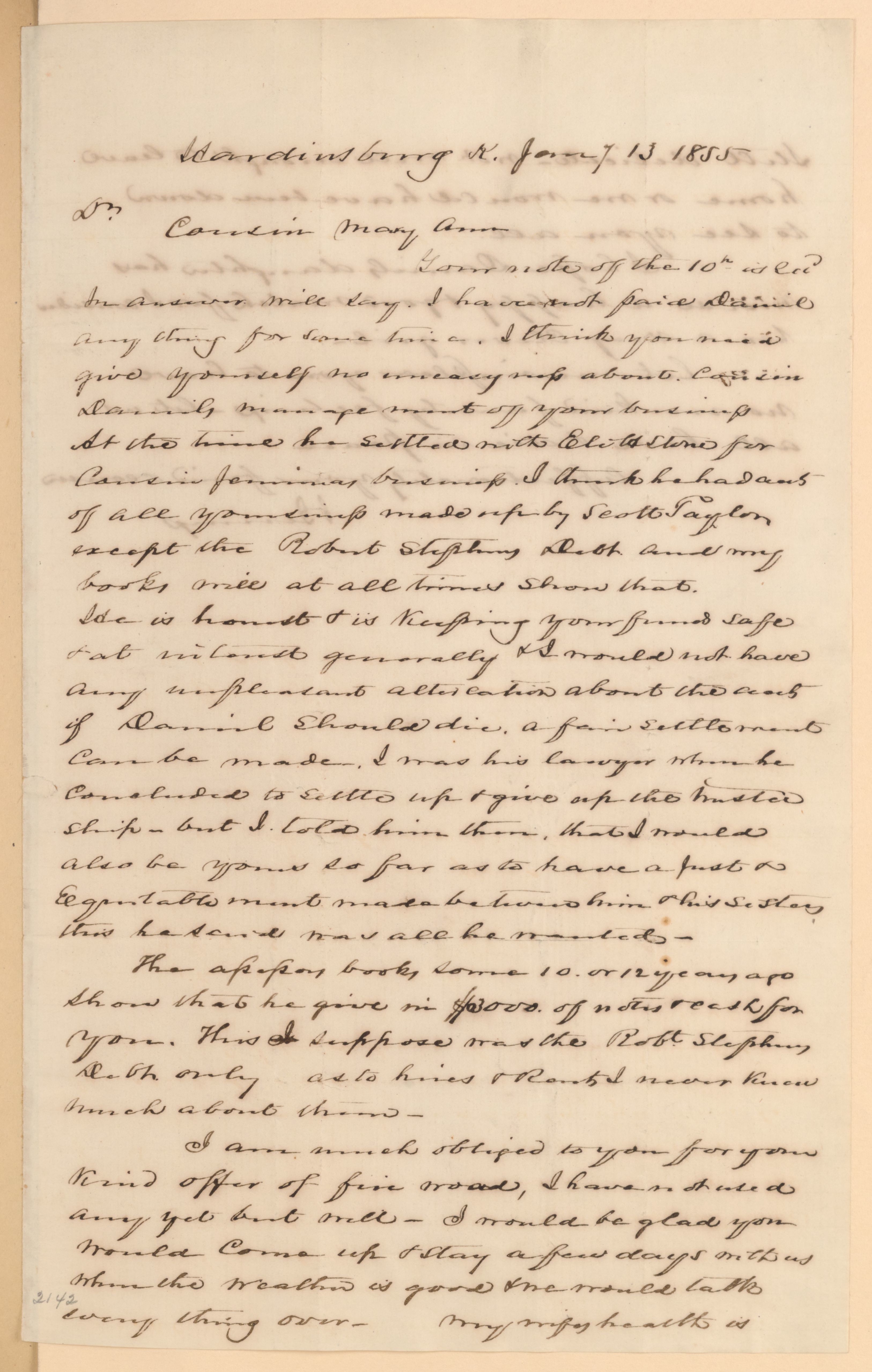 Scanned image of the current content page