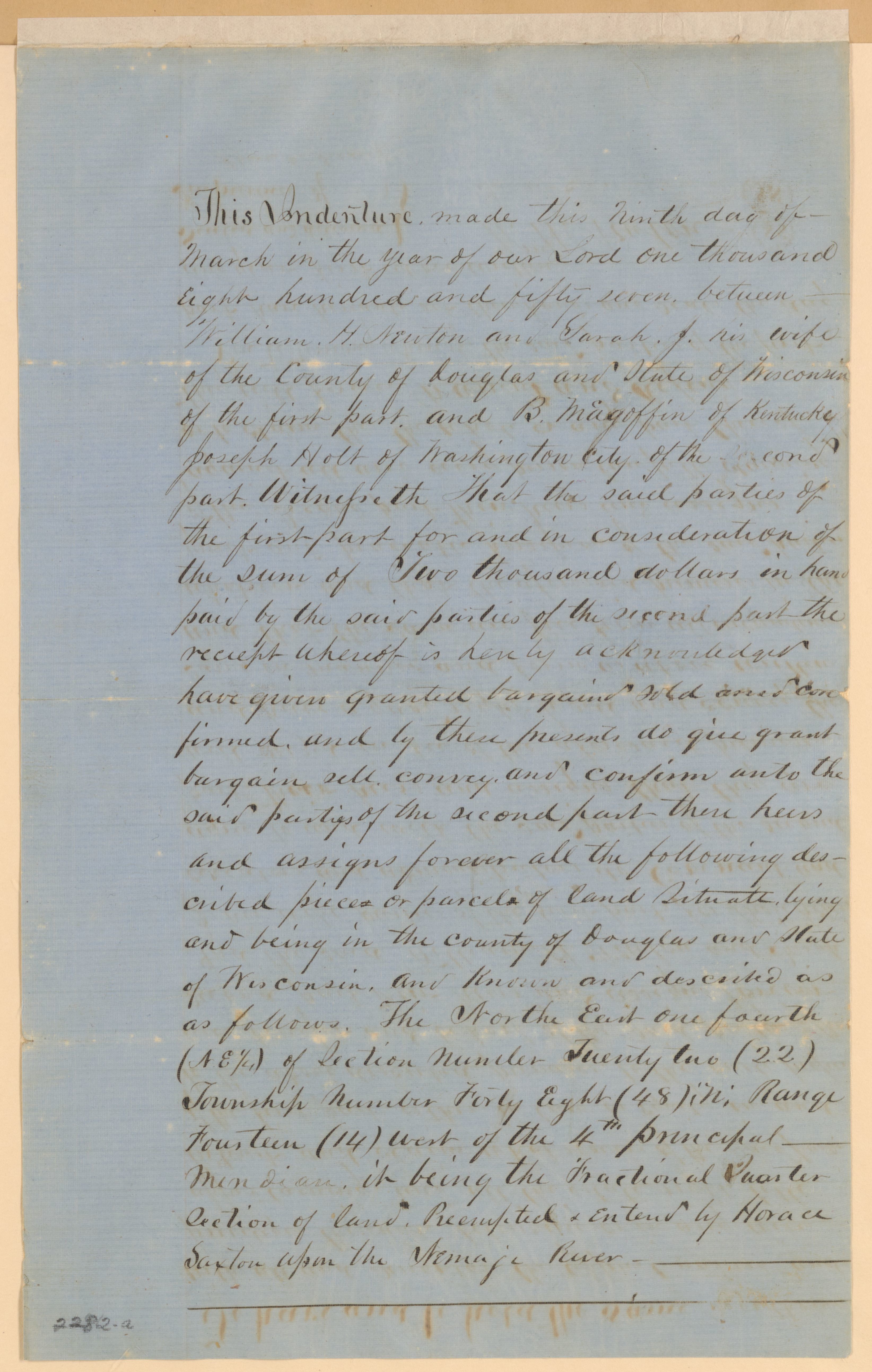Scanned image of the current content page