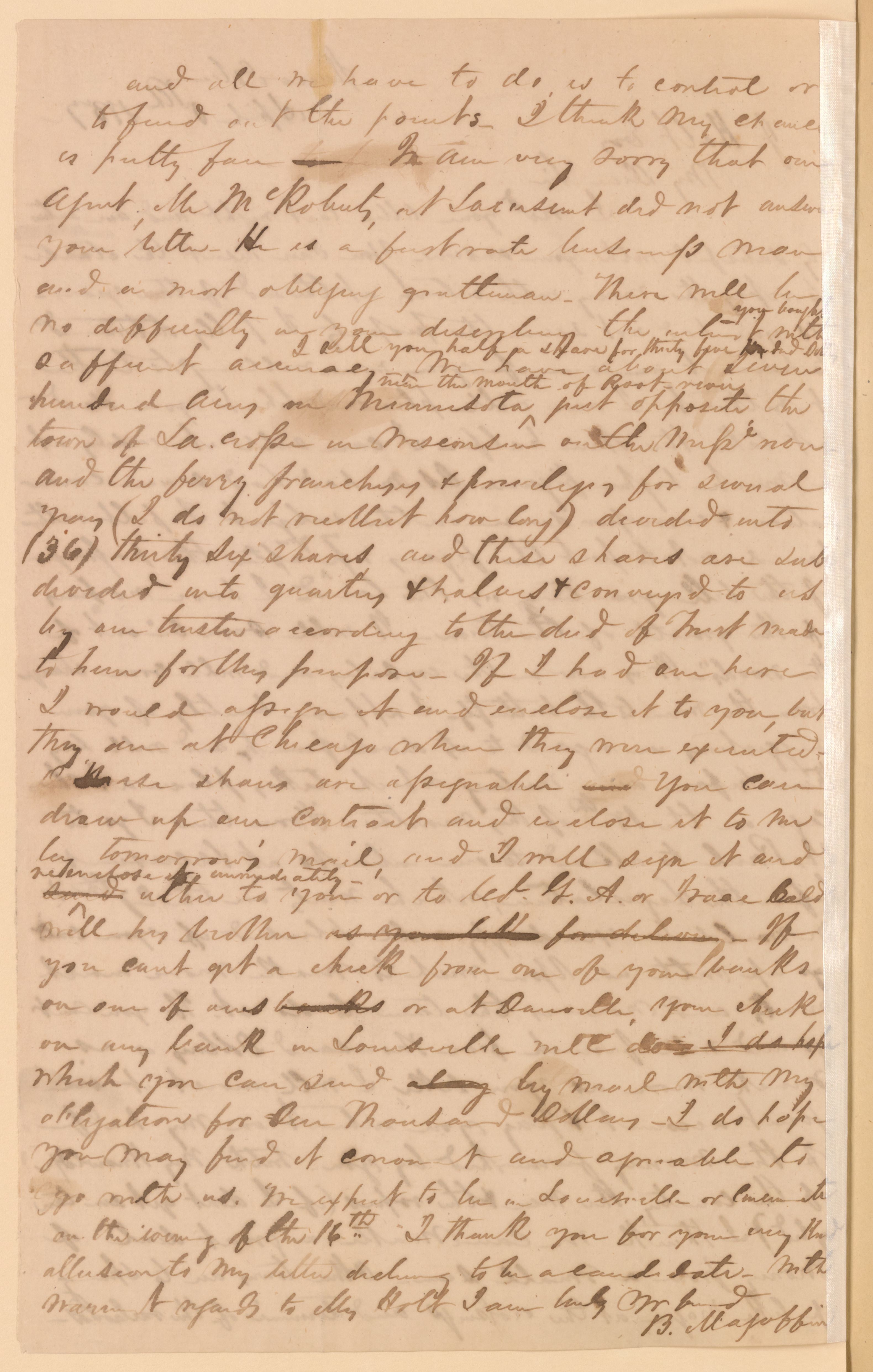 Scanned image of the current content page