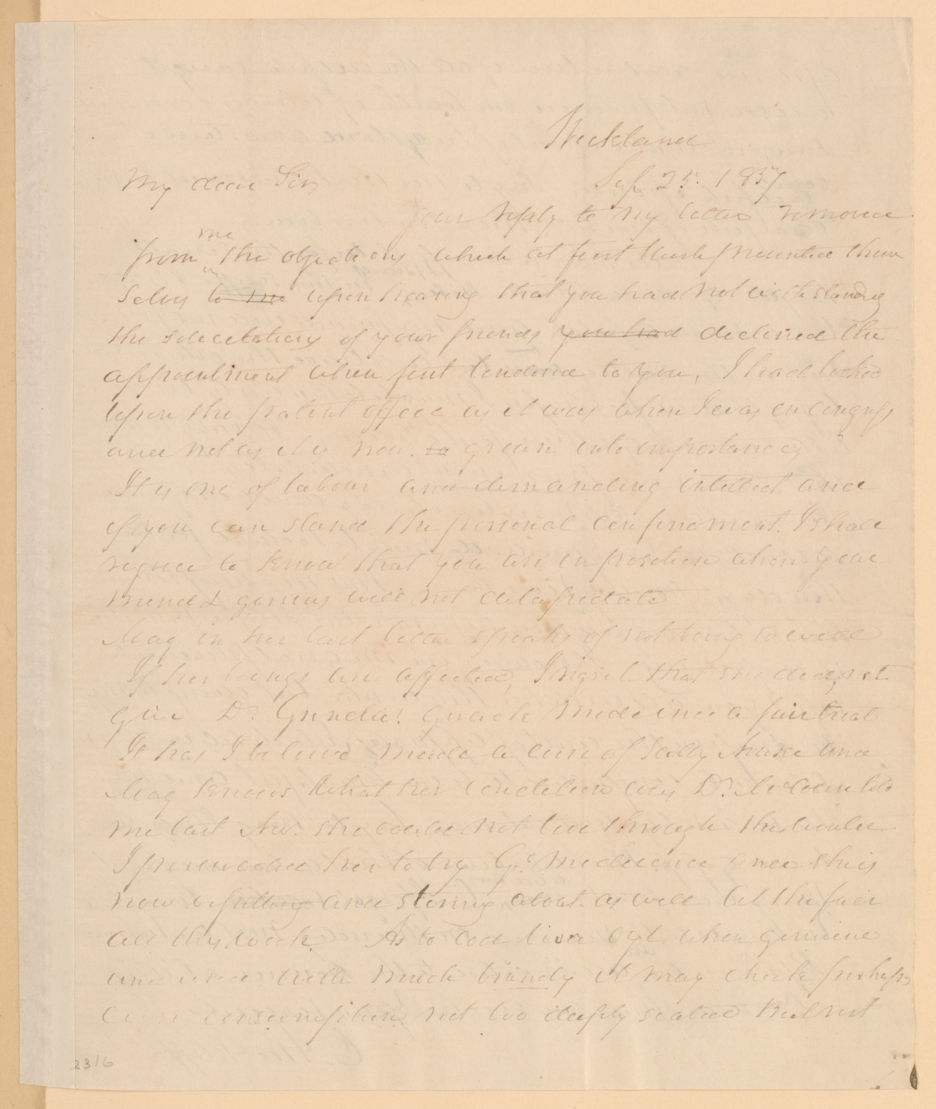 Scanned image of the current content page