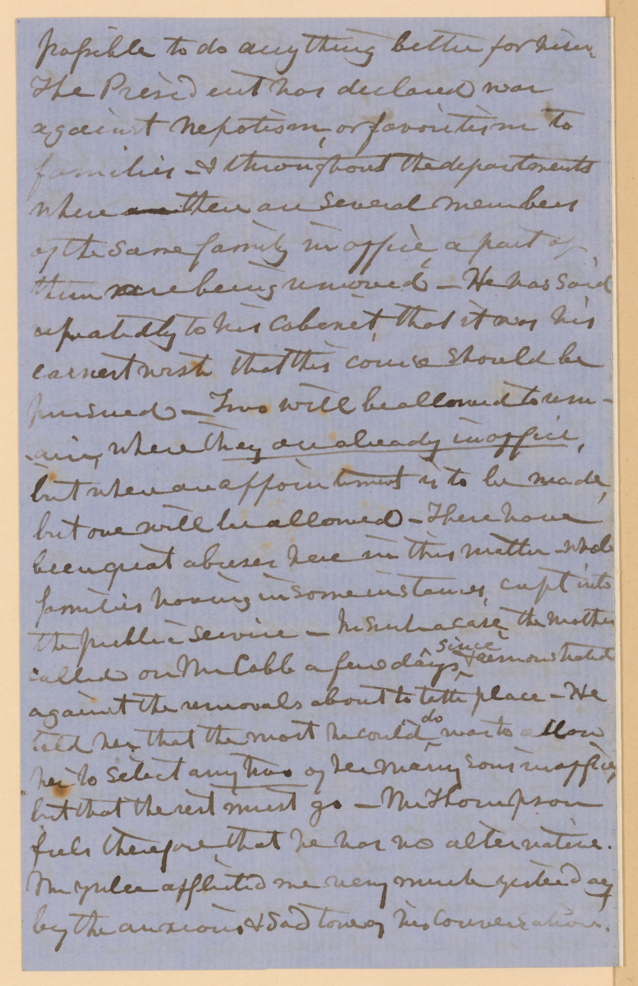 Scanned image of the current content page