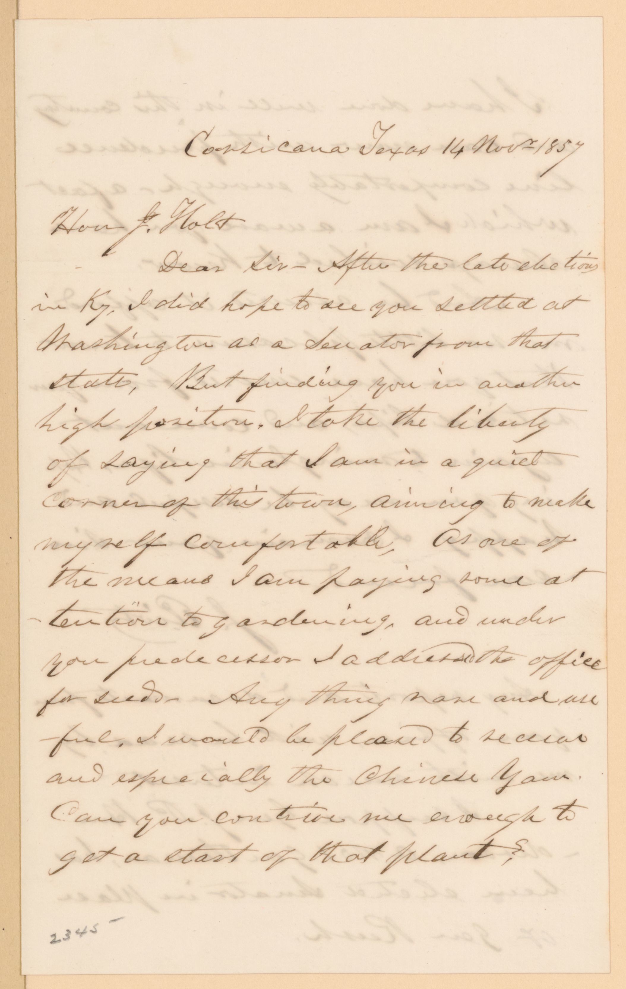 Scanned image of the current content page