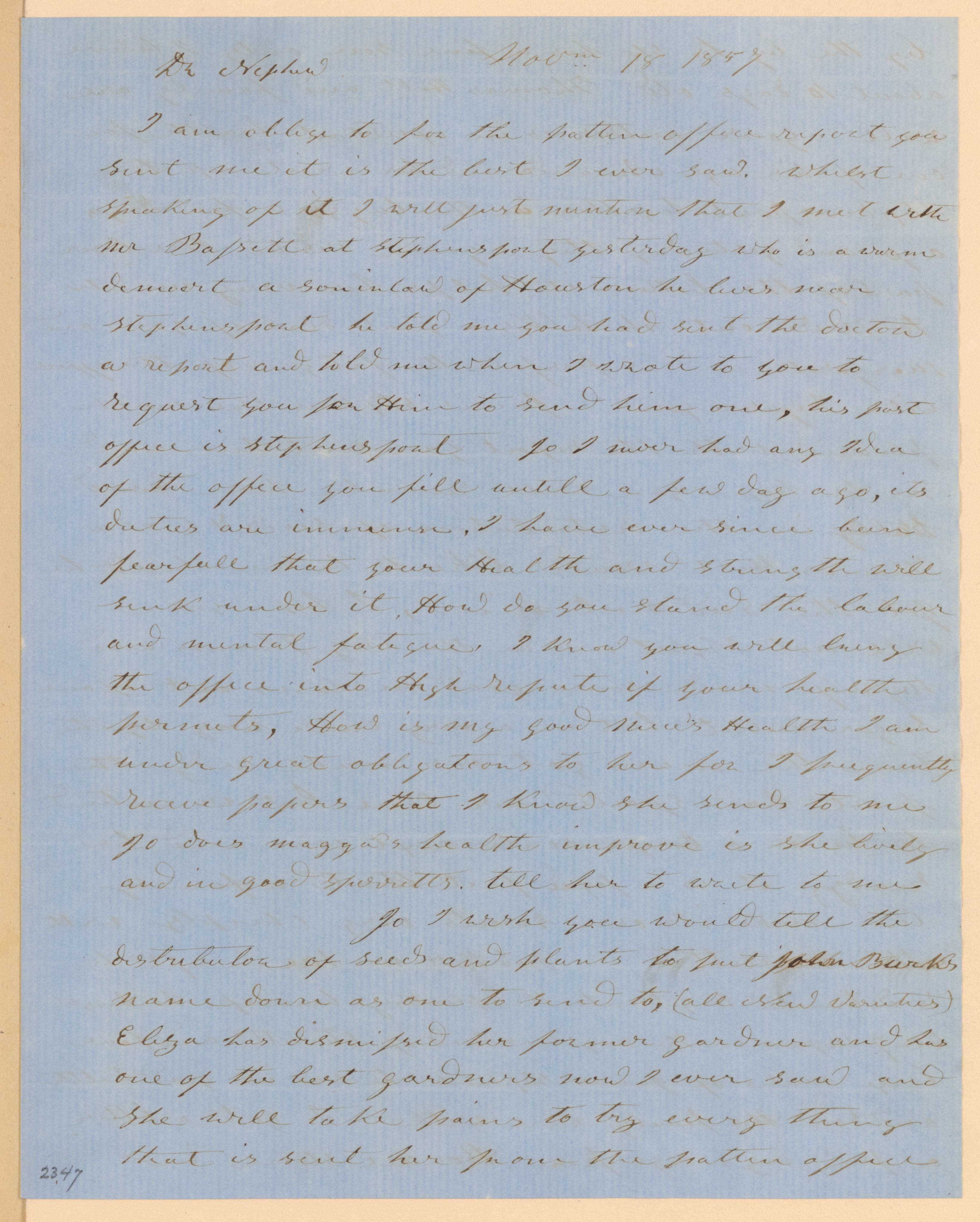 Scanned image of the current content page