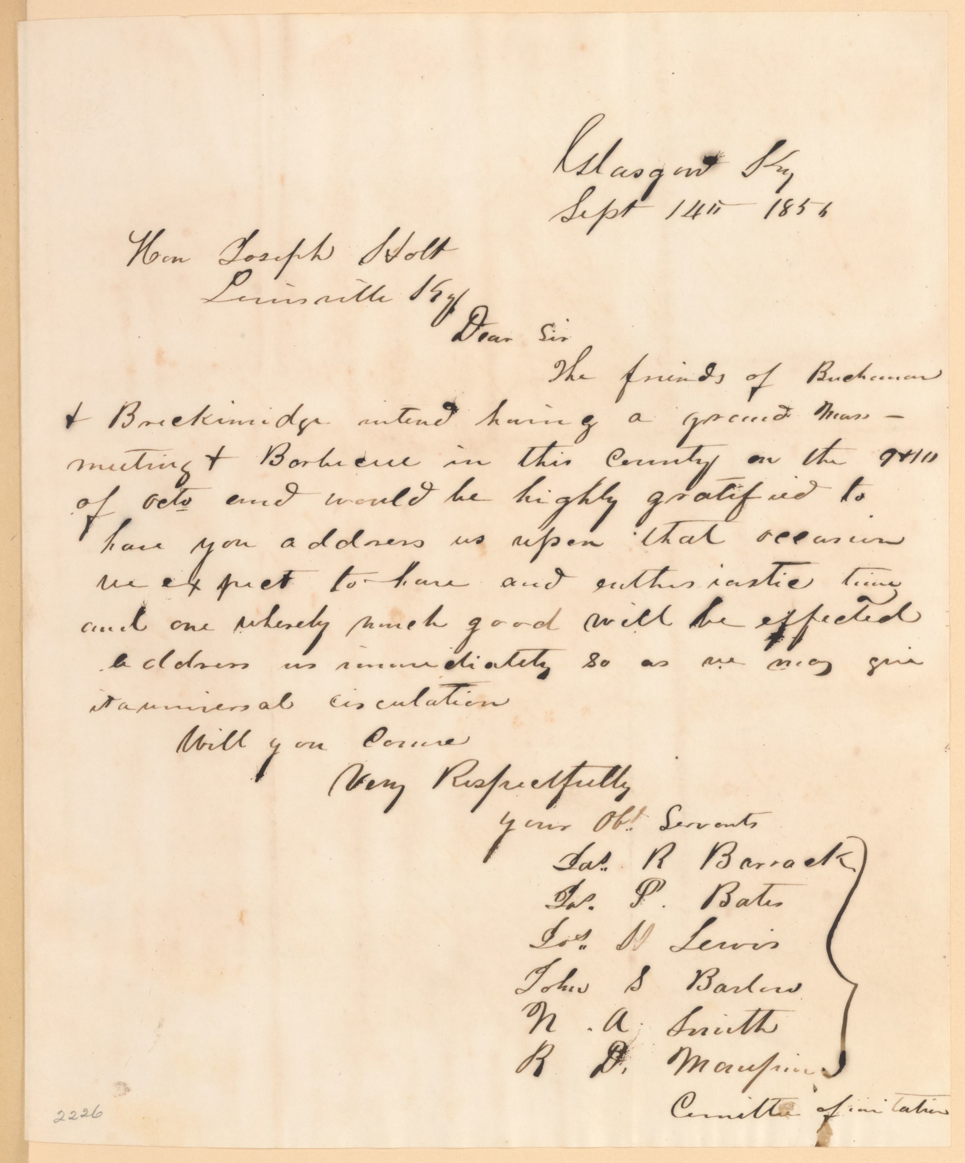 Scanned image of the current content page