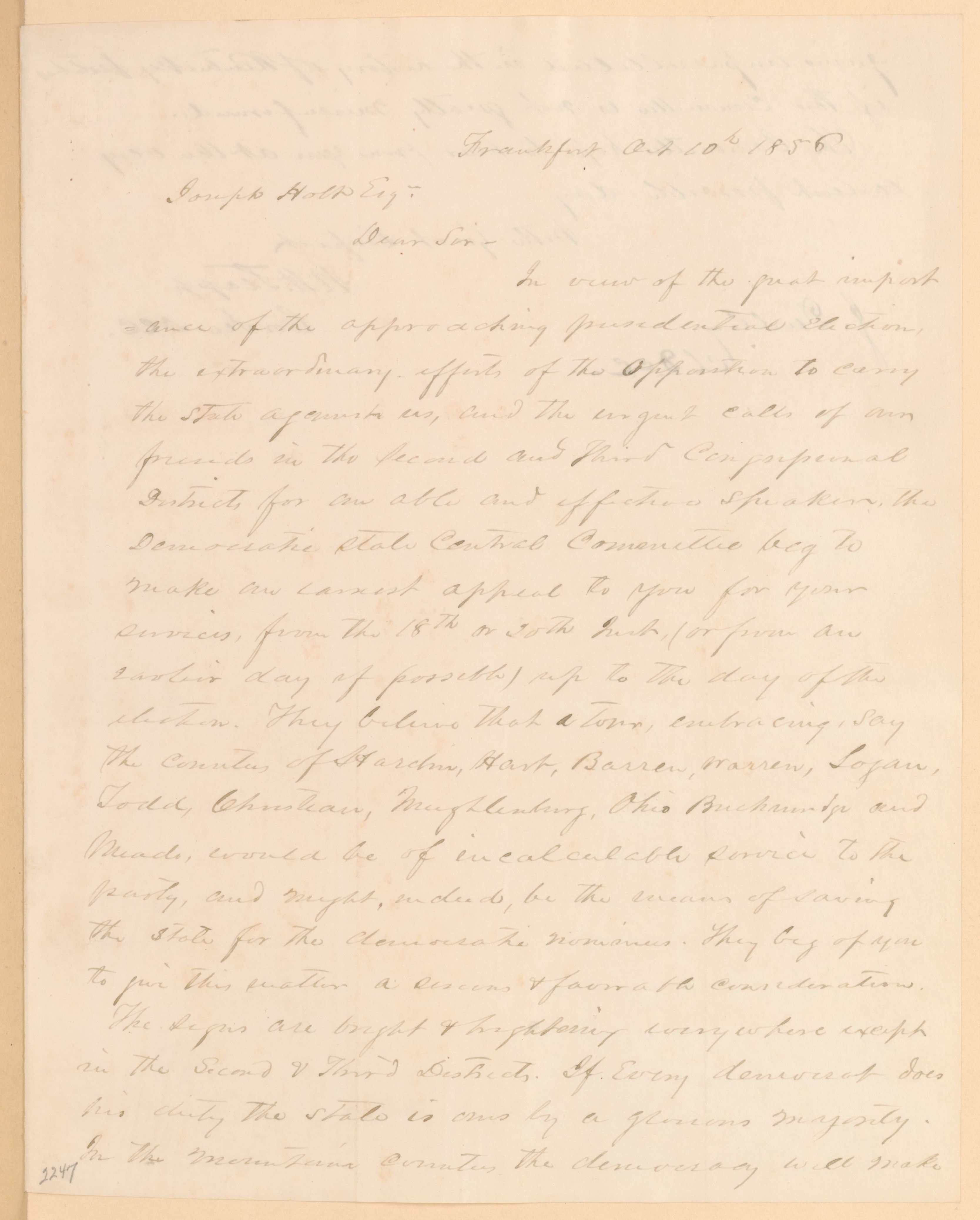 Scanned image of the current content page