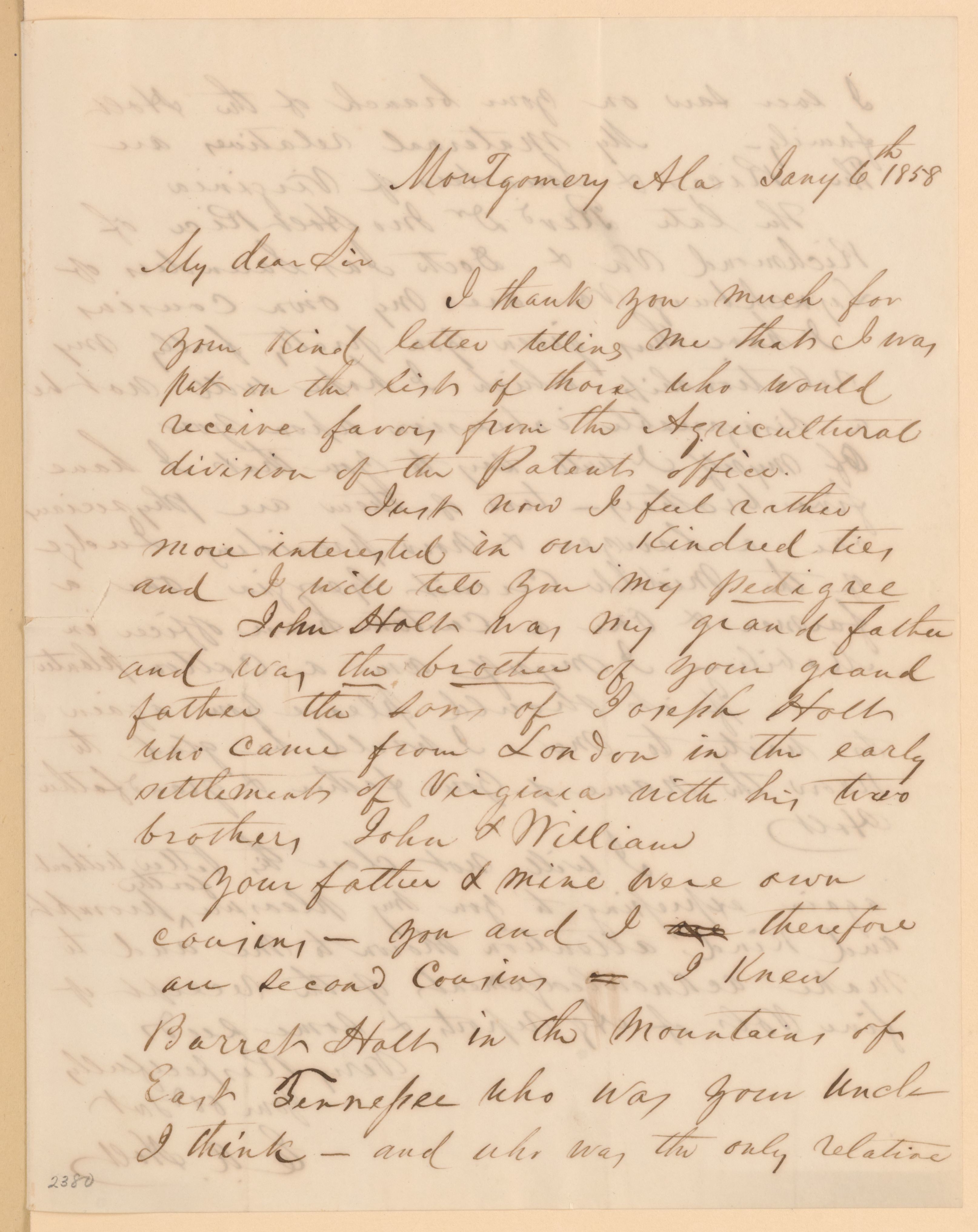 Scanned image of the current content page