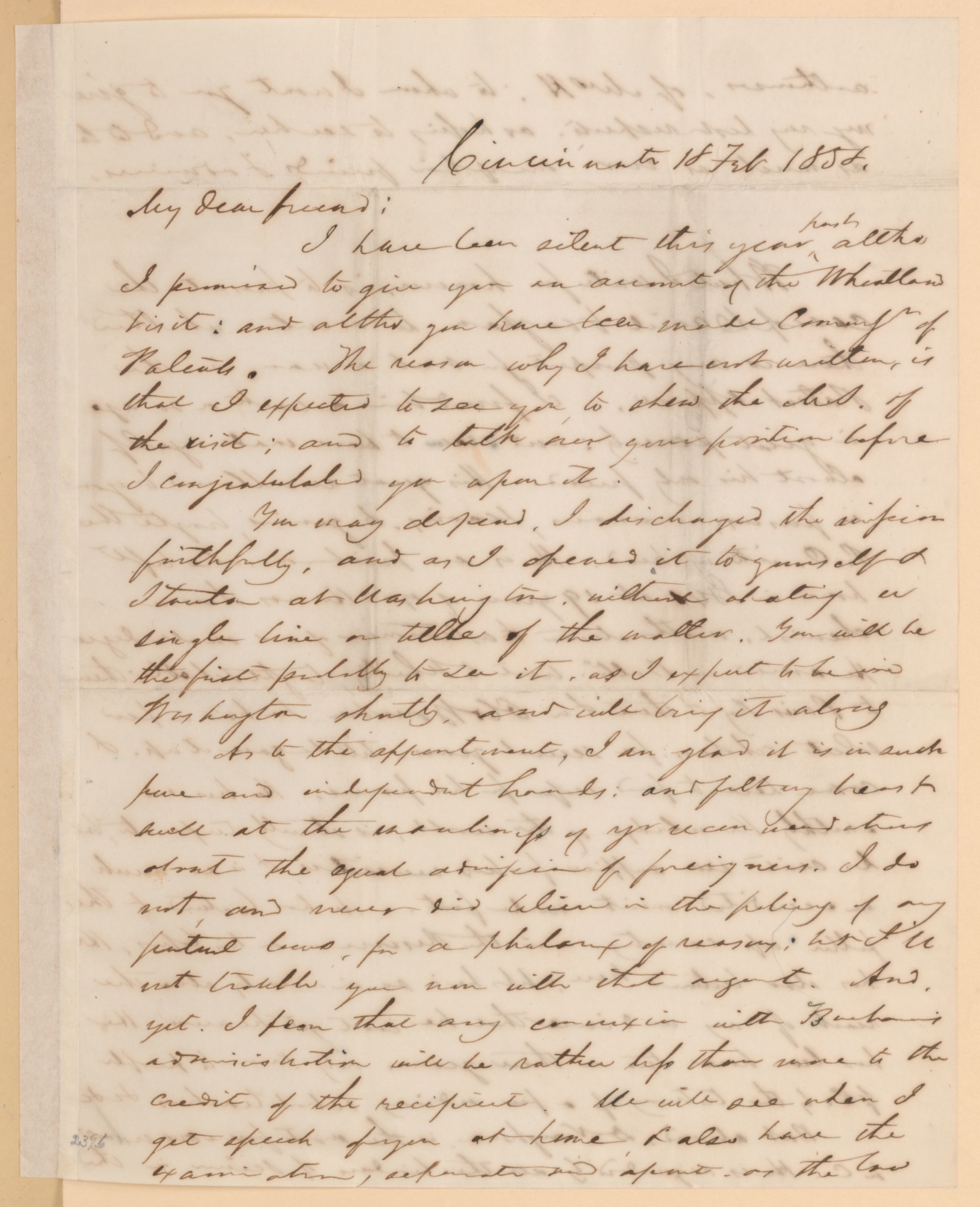 Scanned image of the current content page