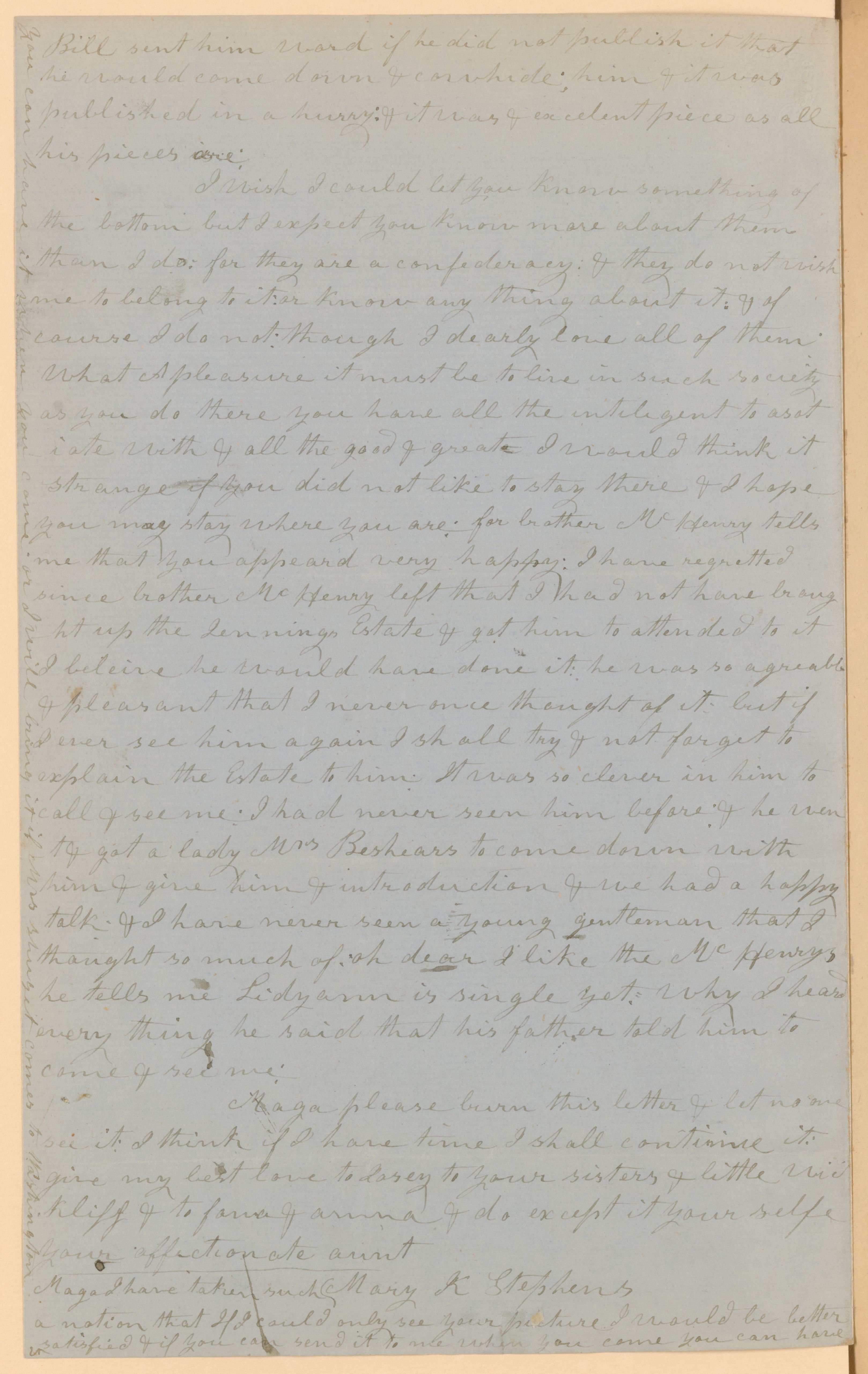 Scanned image of the current content page