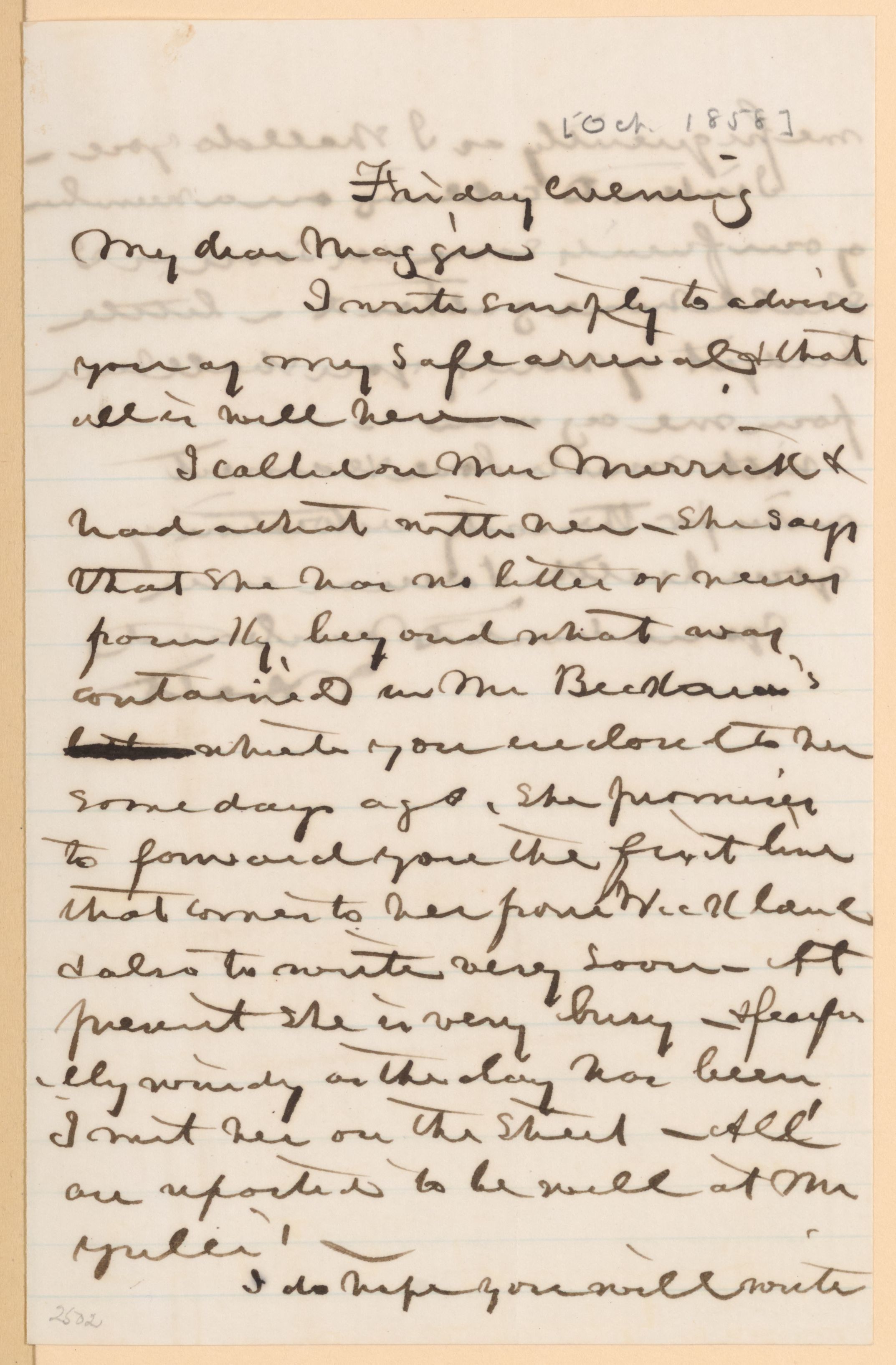 Scanned image of the current content page