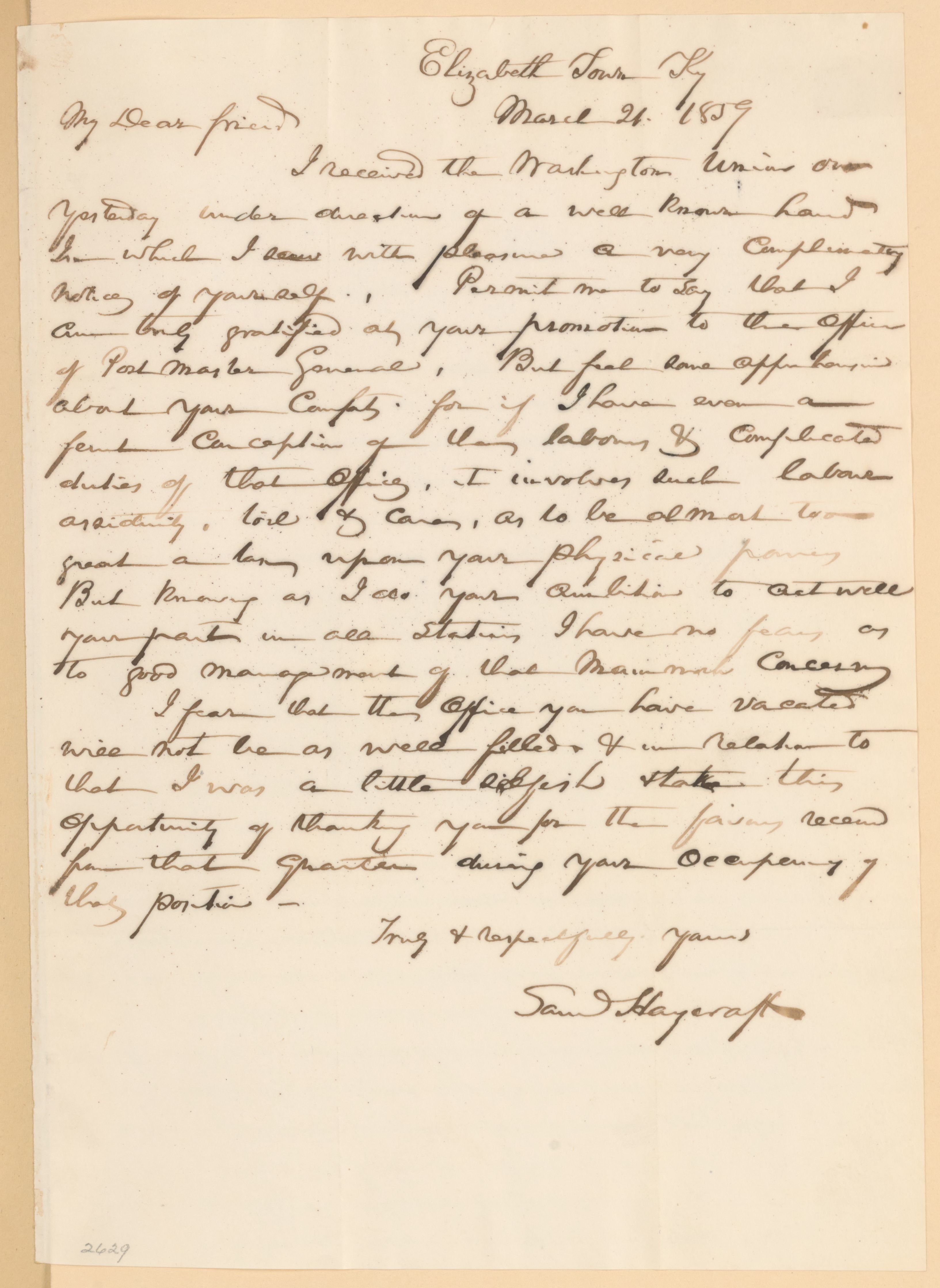 Scanned image of the current content page