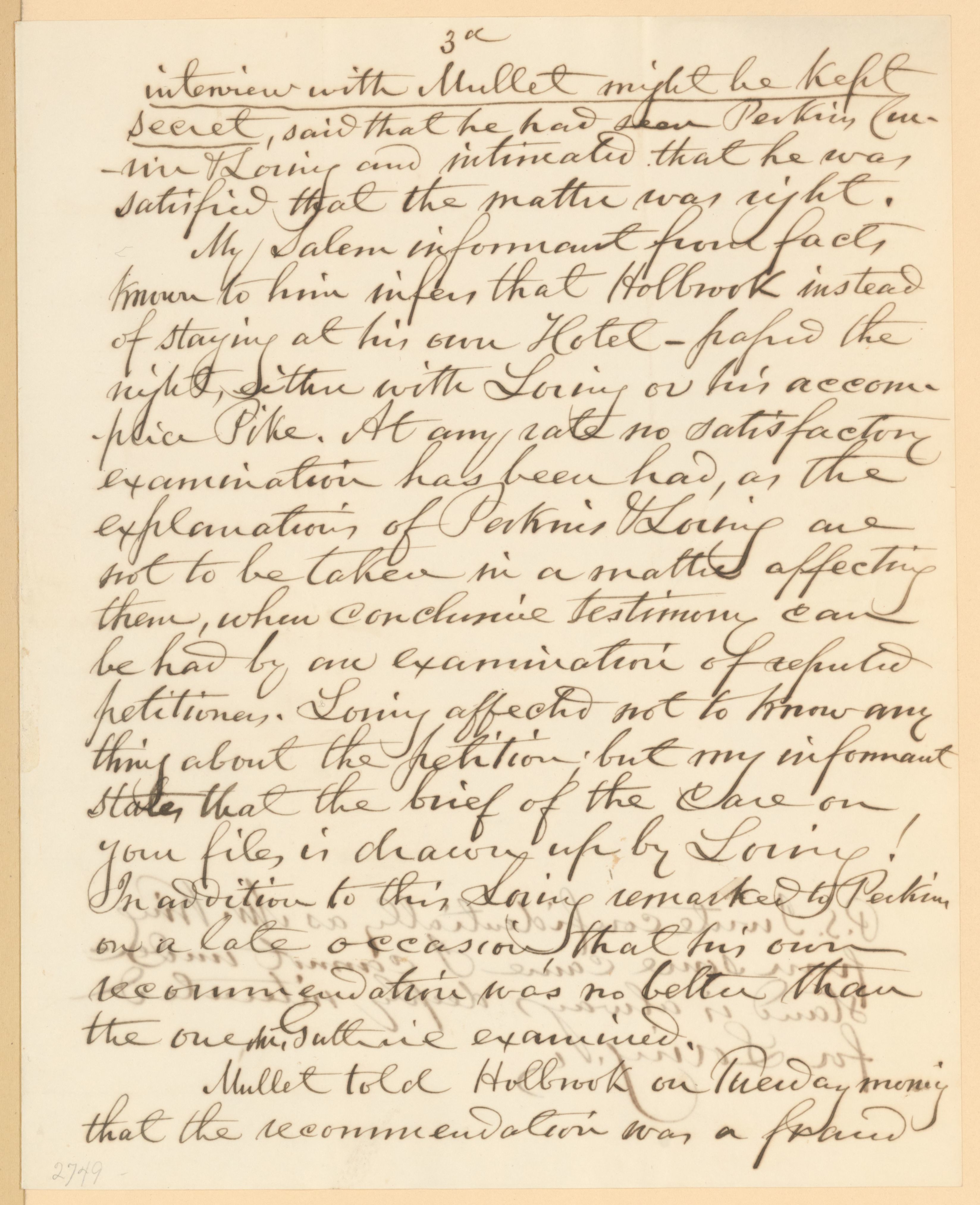 Scanned image of the current content page