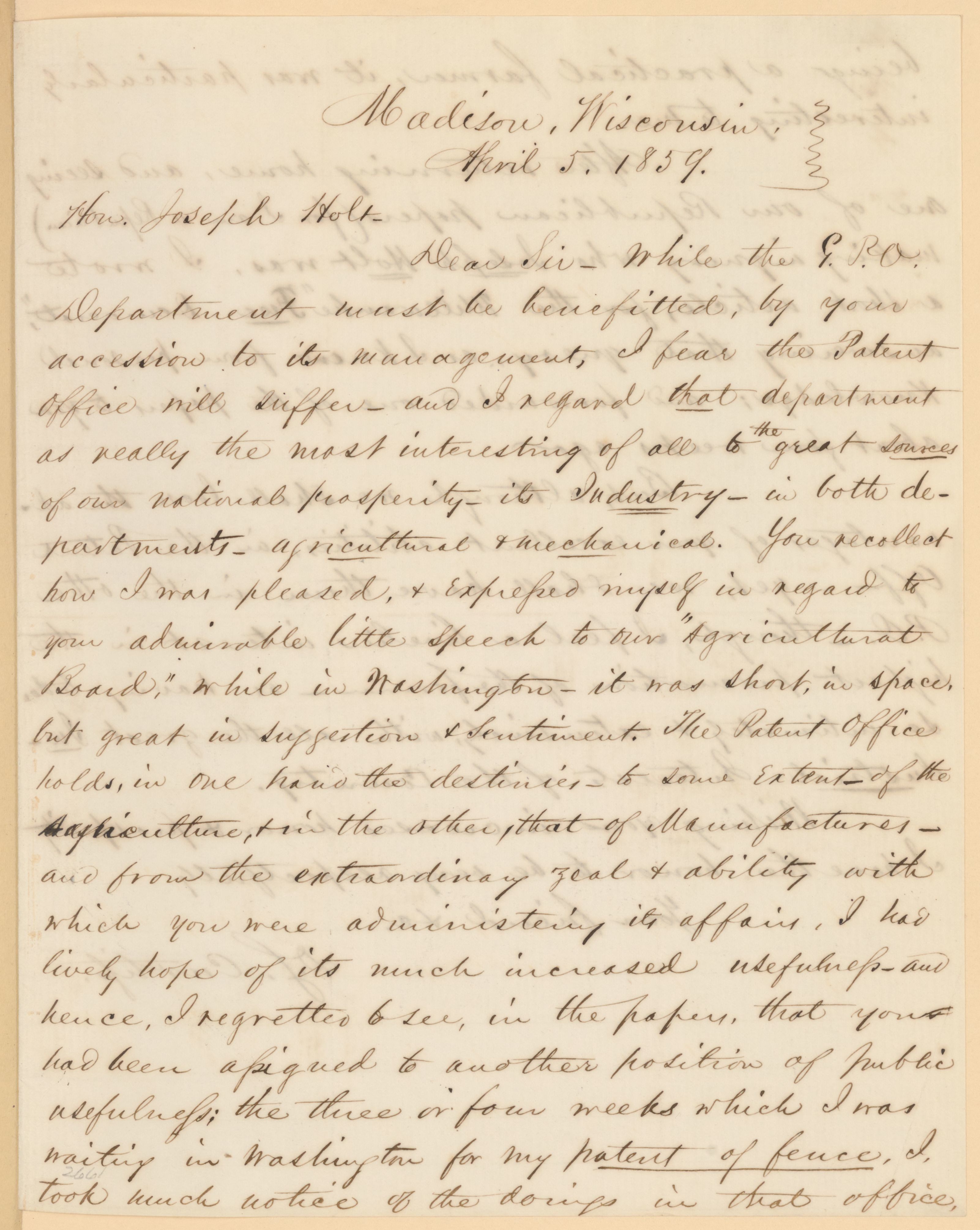 Scanned image of the current content page