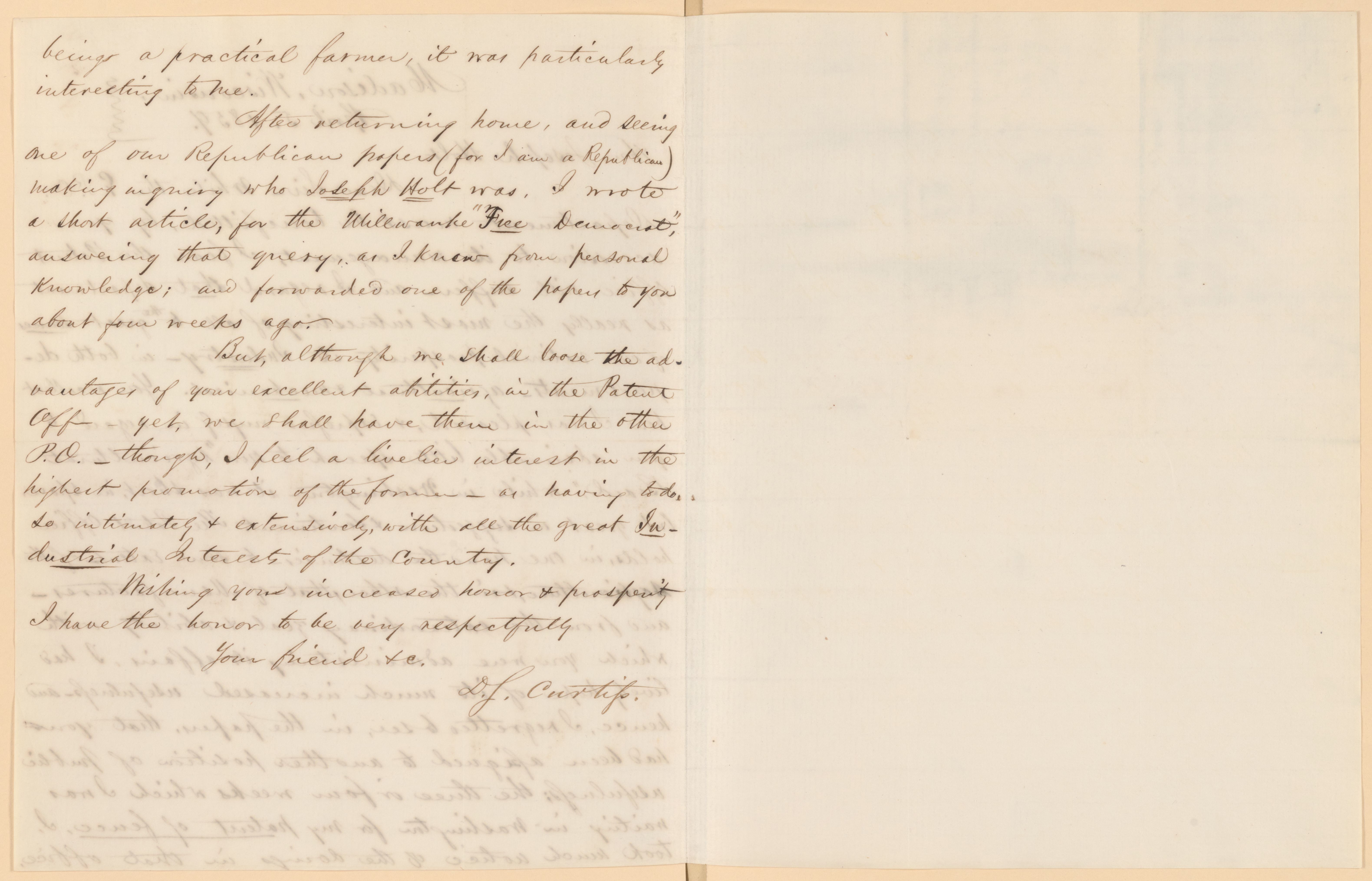 Scanned image of the current content page