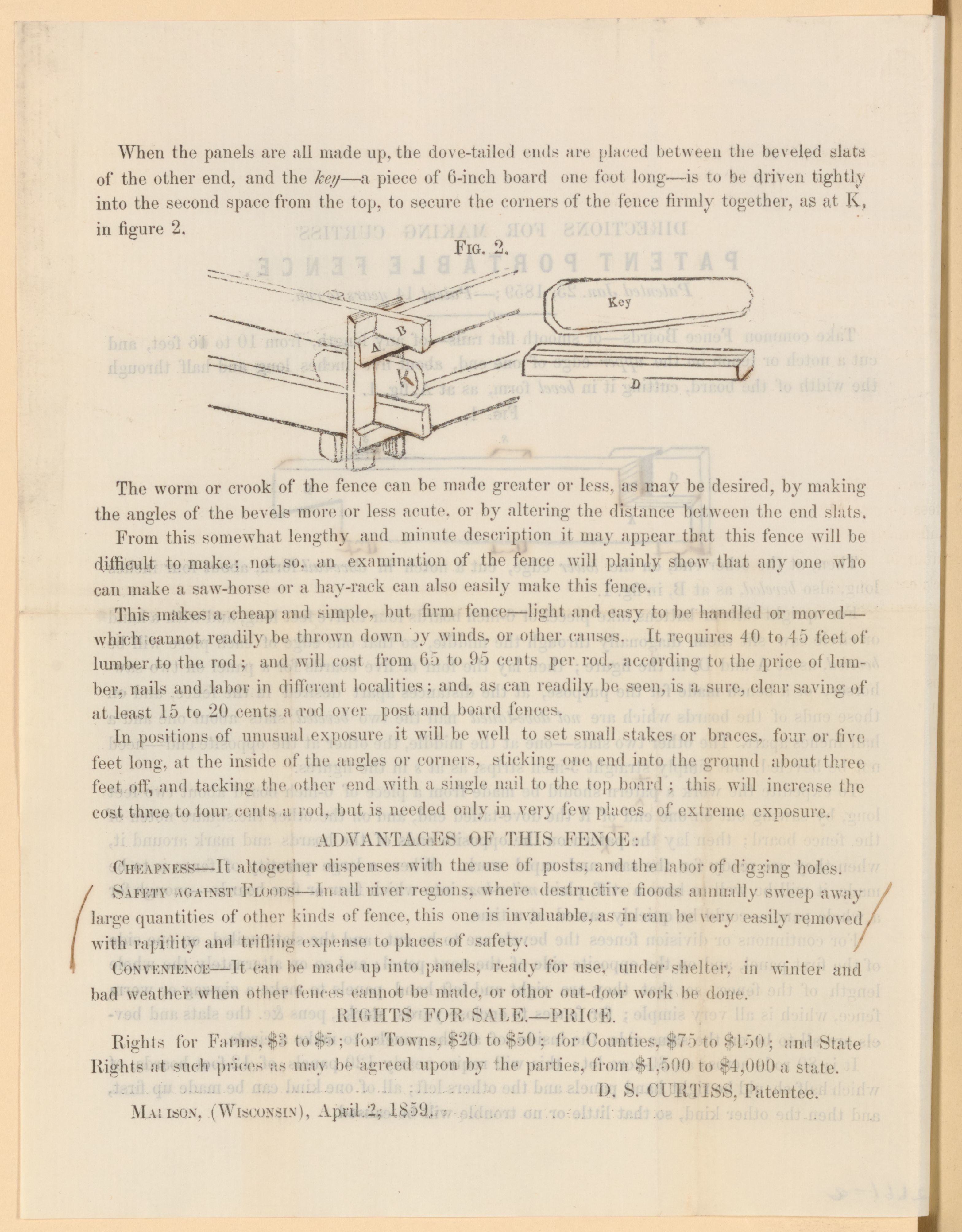 Scanned image of the current content page