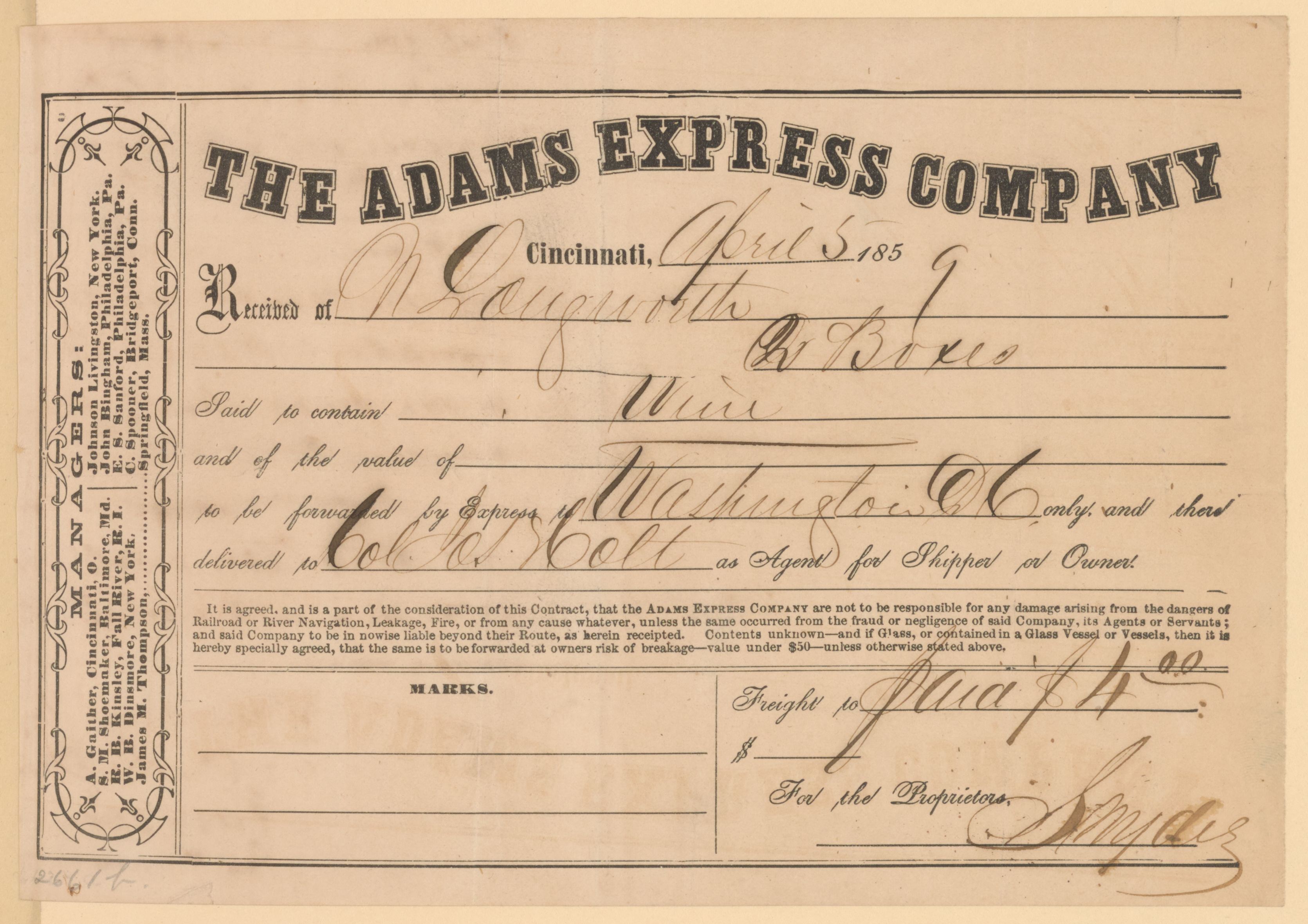 Scanned image of the current content page