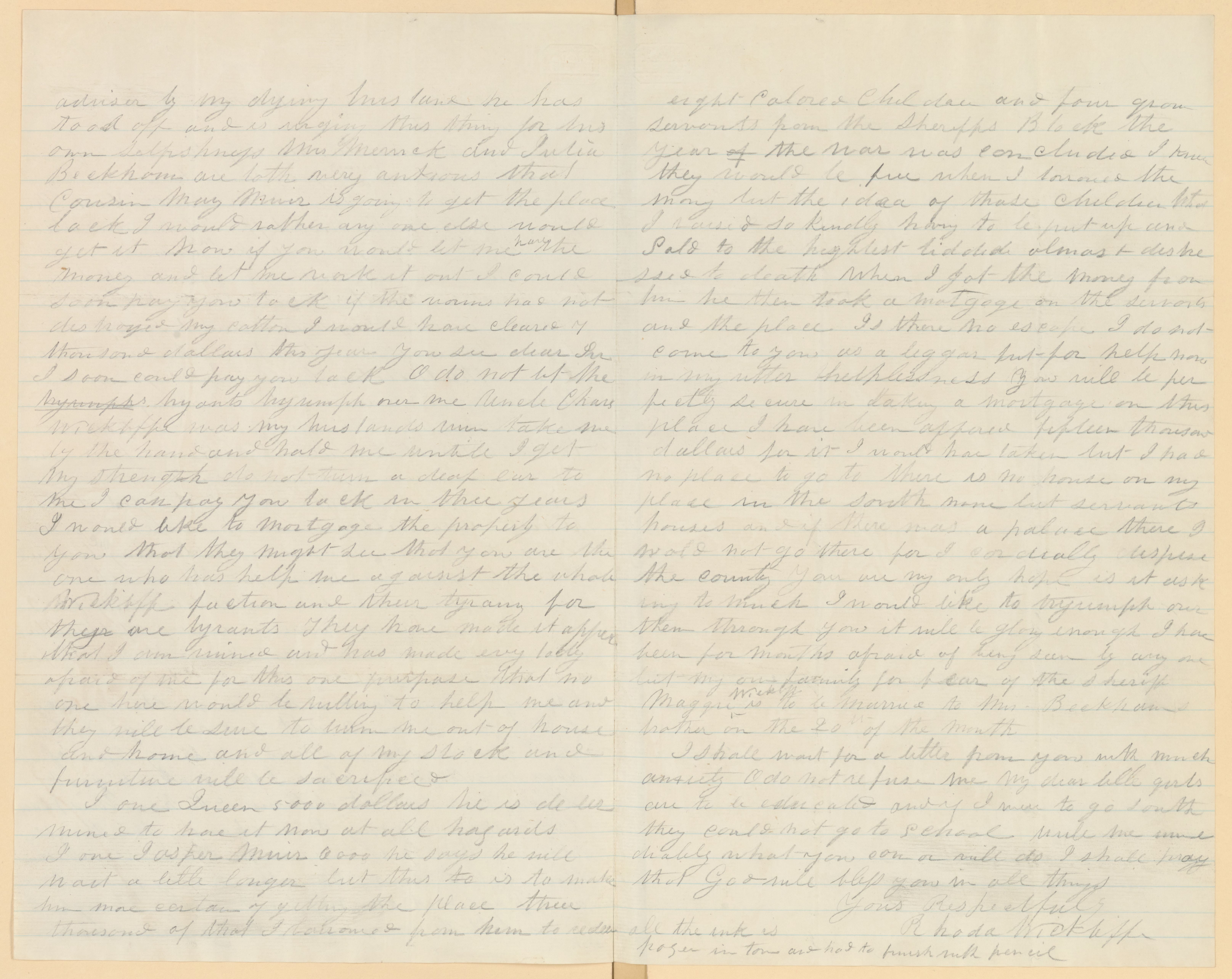 Scanned image of the current content page