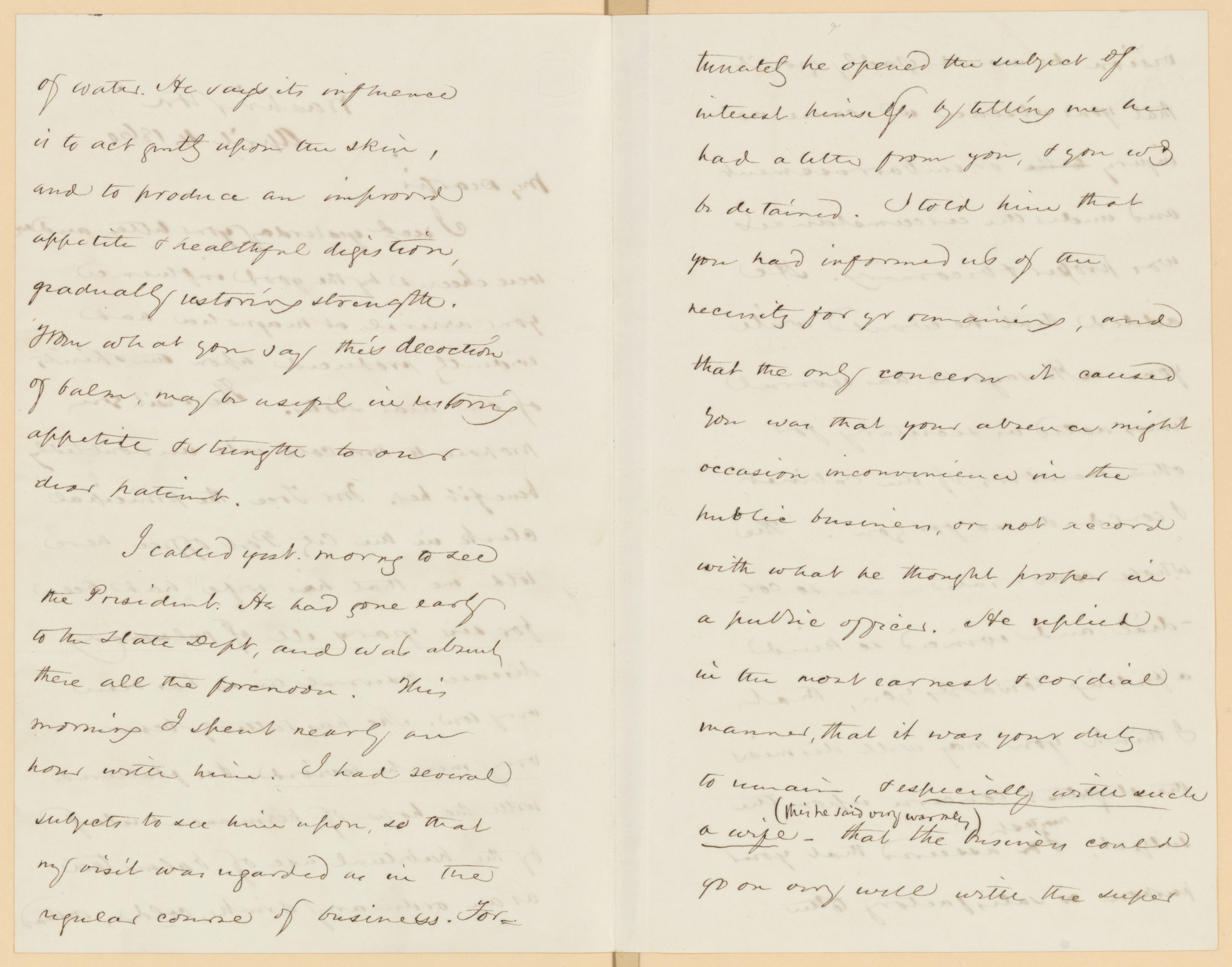 Scanned image of the current content page