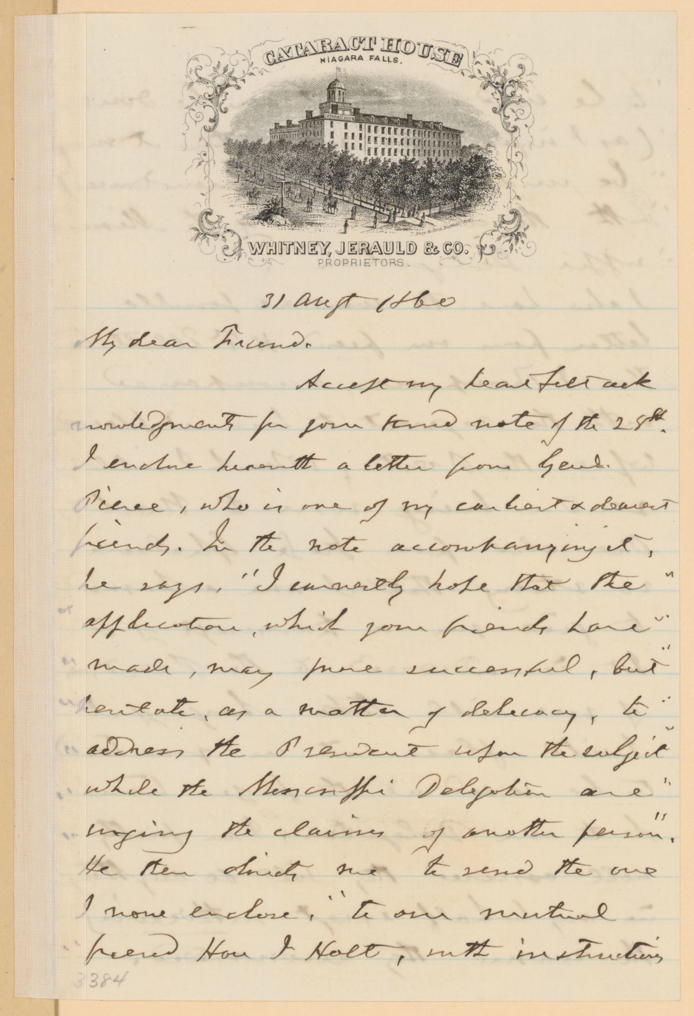 Scanned image of the current content page