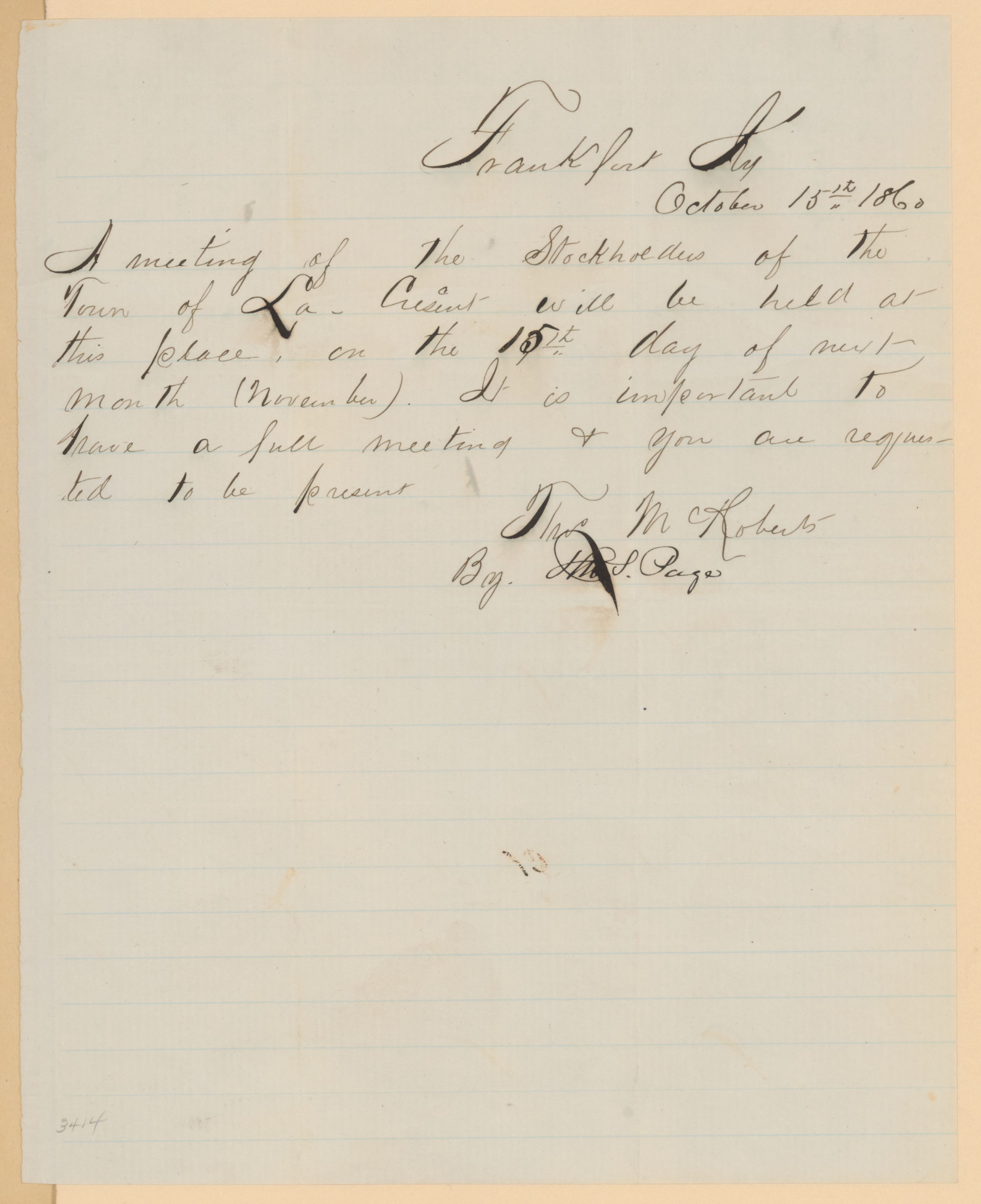 Scanned image of the current content page