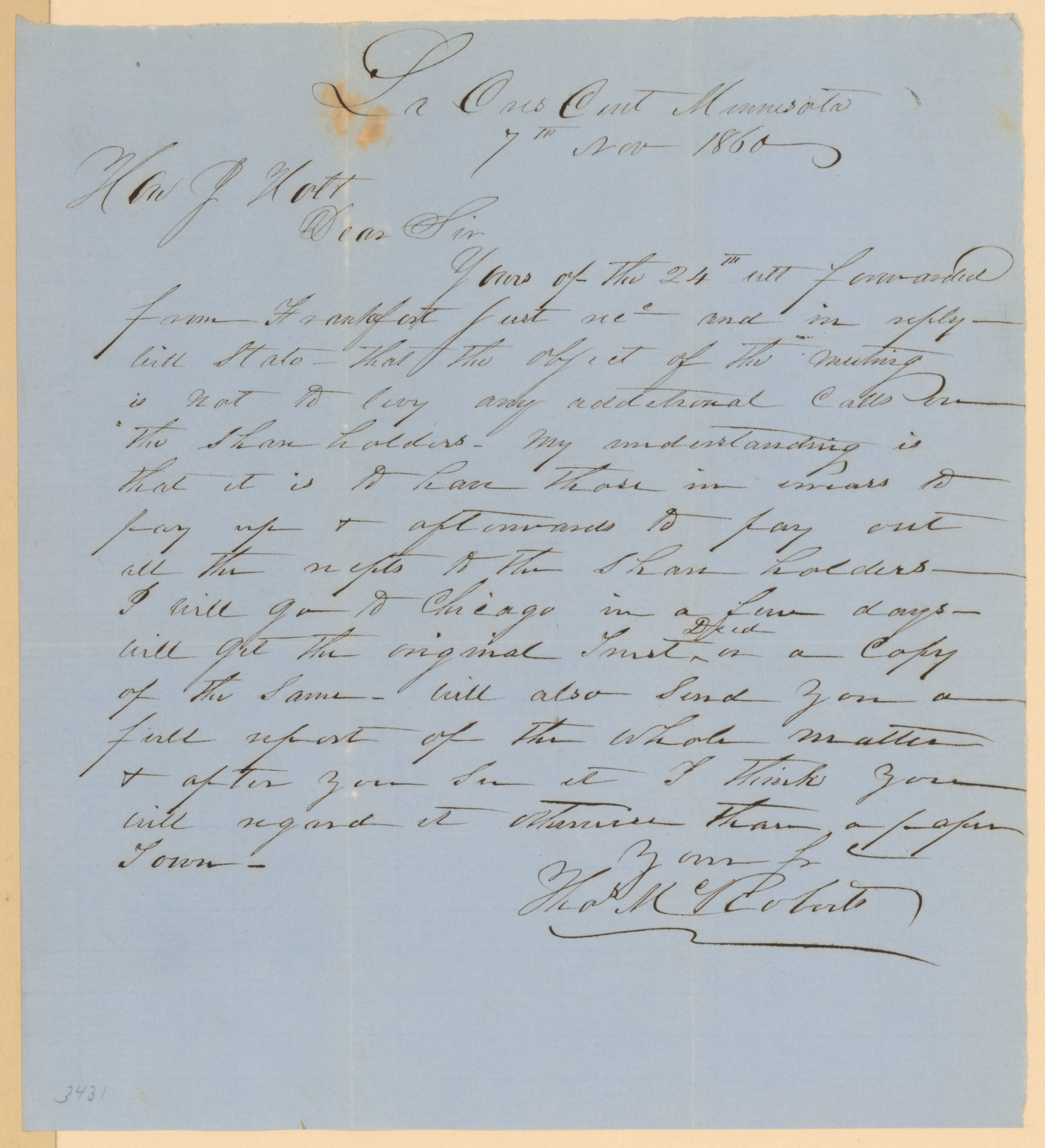 Scanned image of the current content page