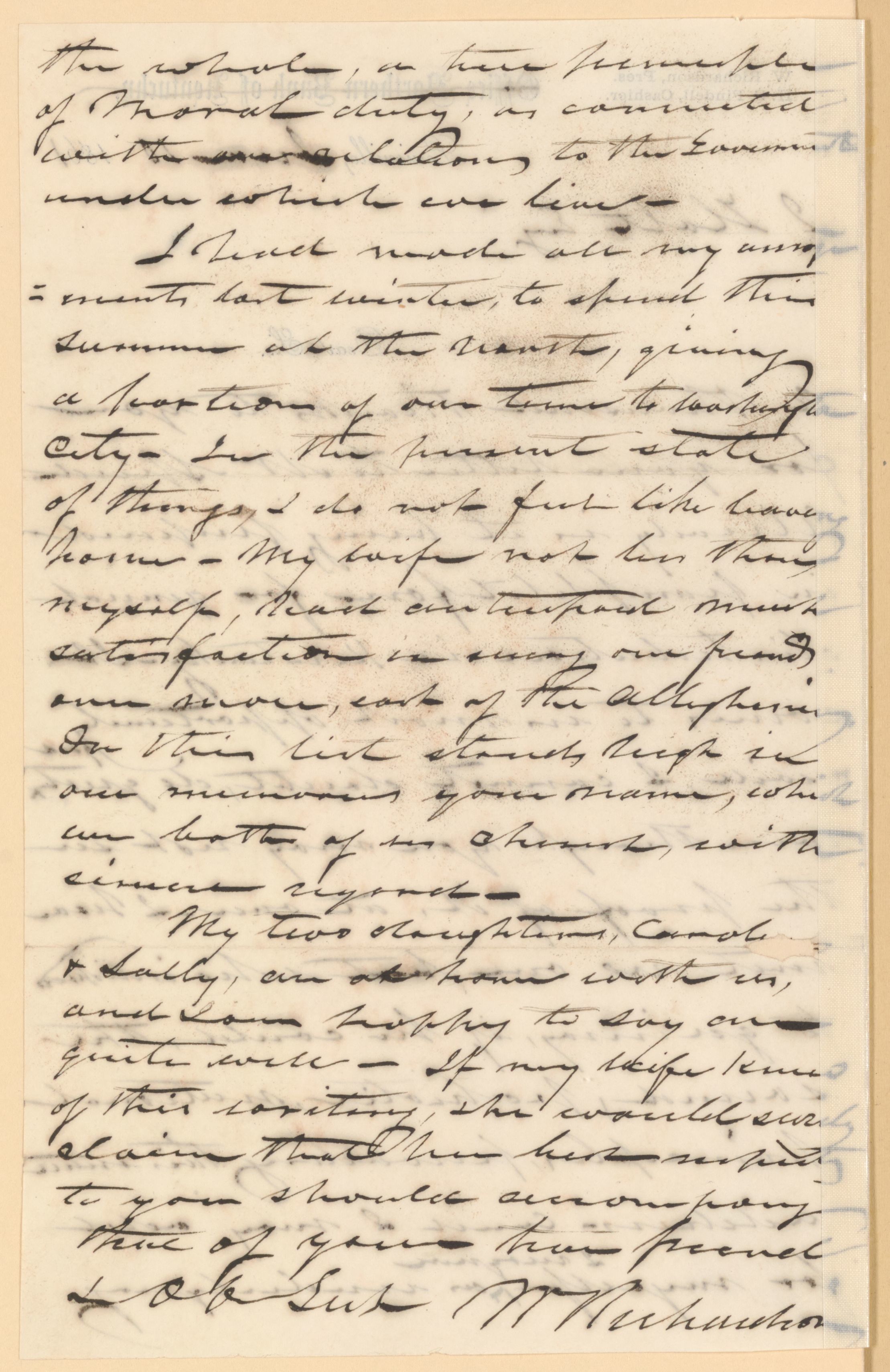 Scanned image of the current content page