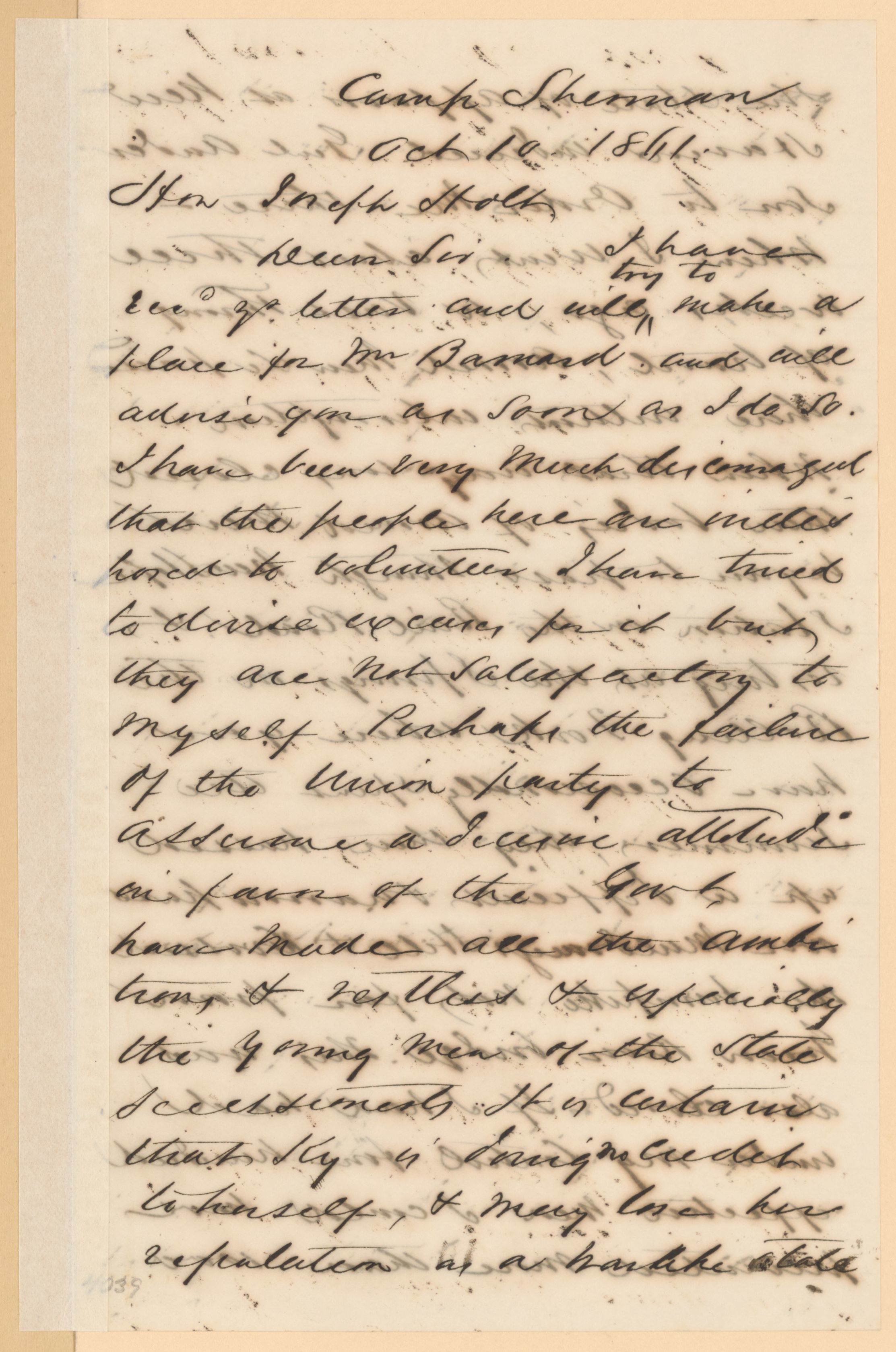 Scanned image of the current content page