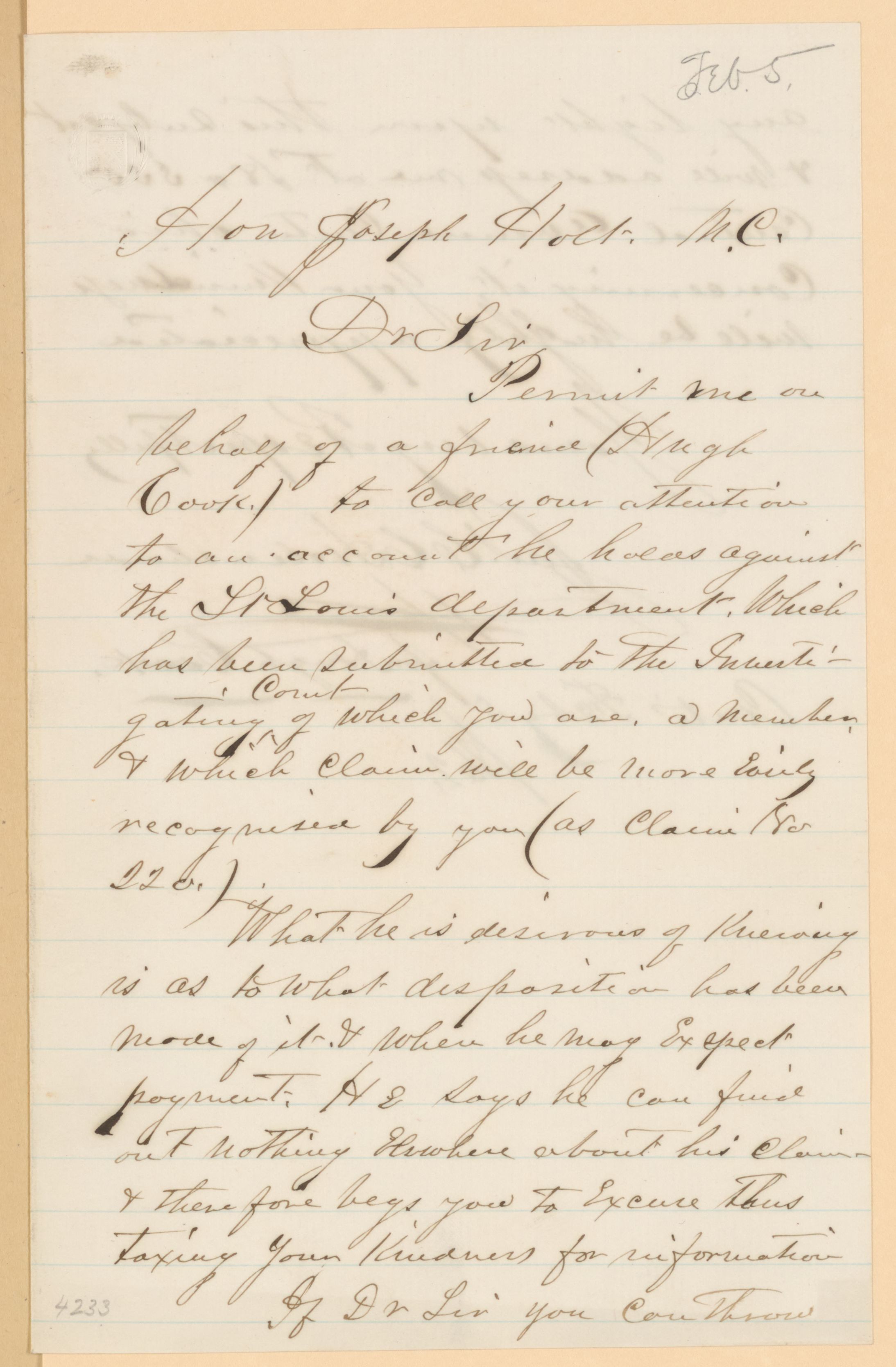 Scanned image of the current content page
