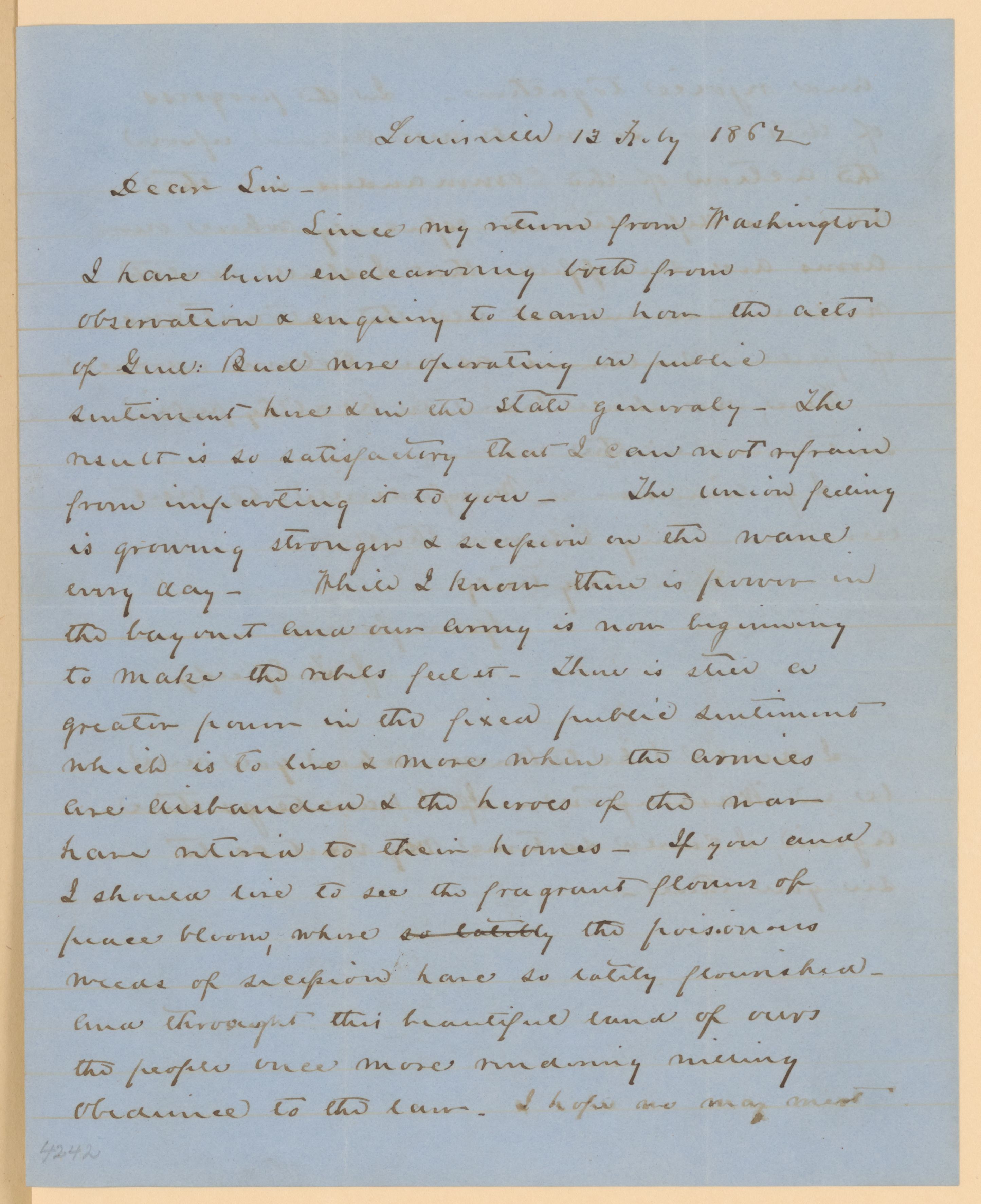 Scanned image of the current content page