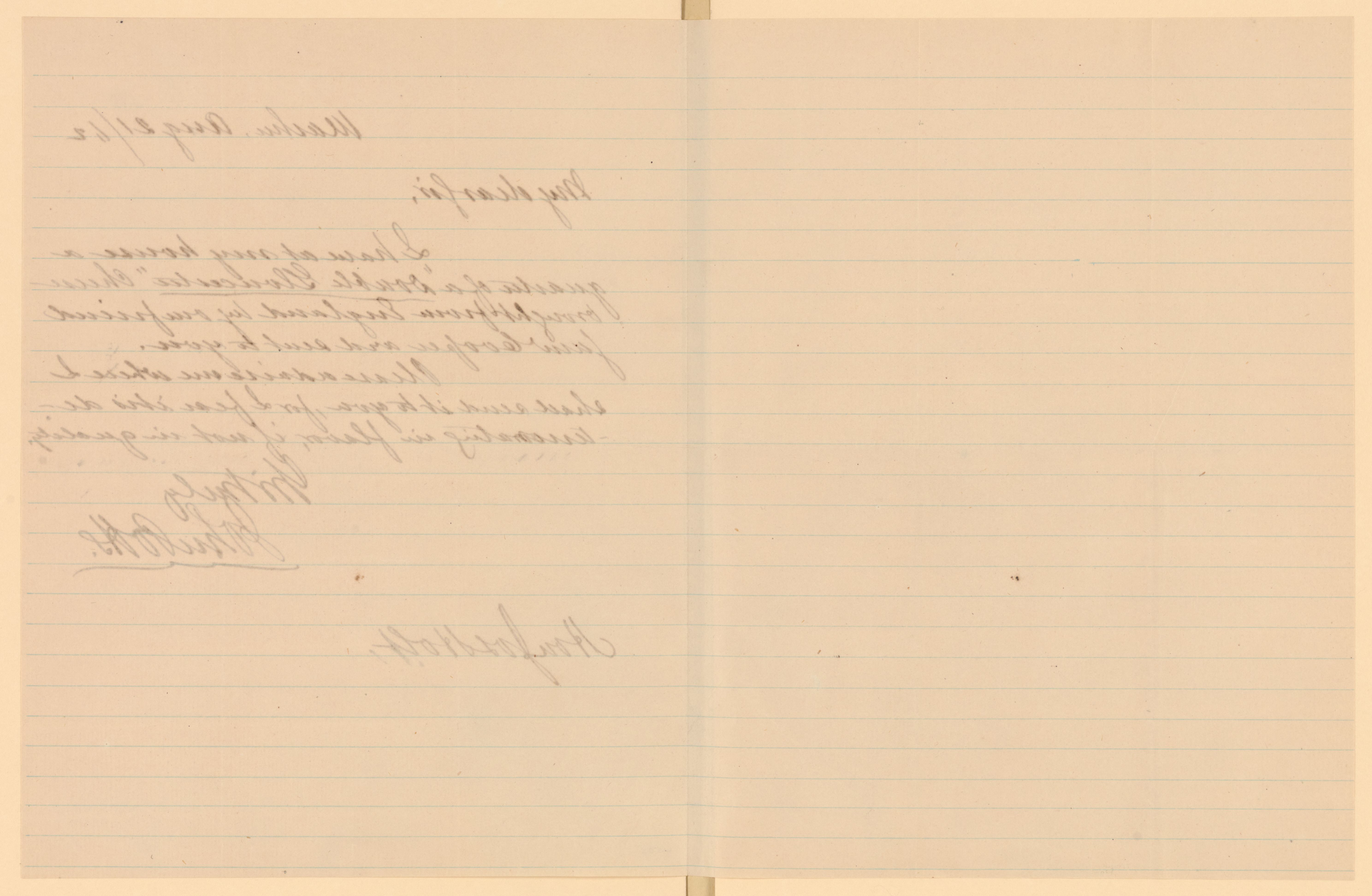 Scanned image of the current content page