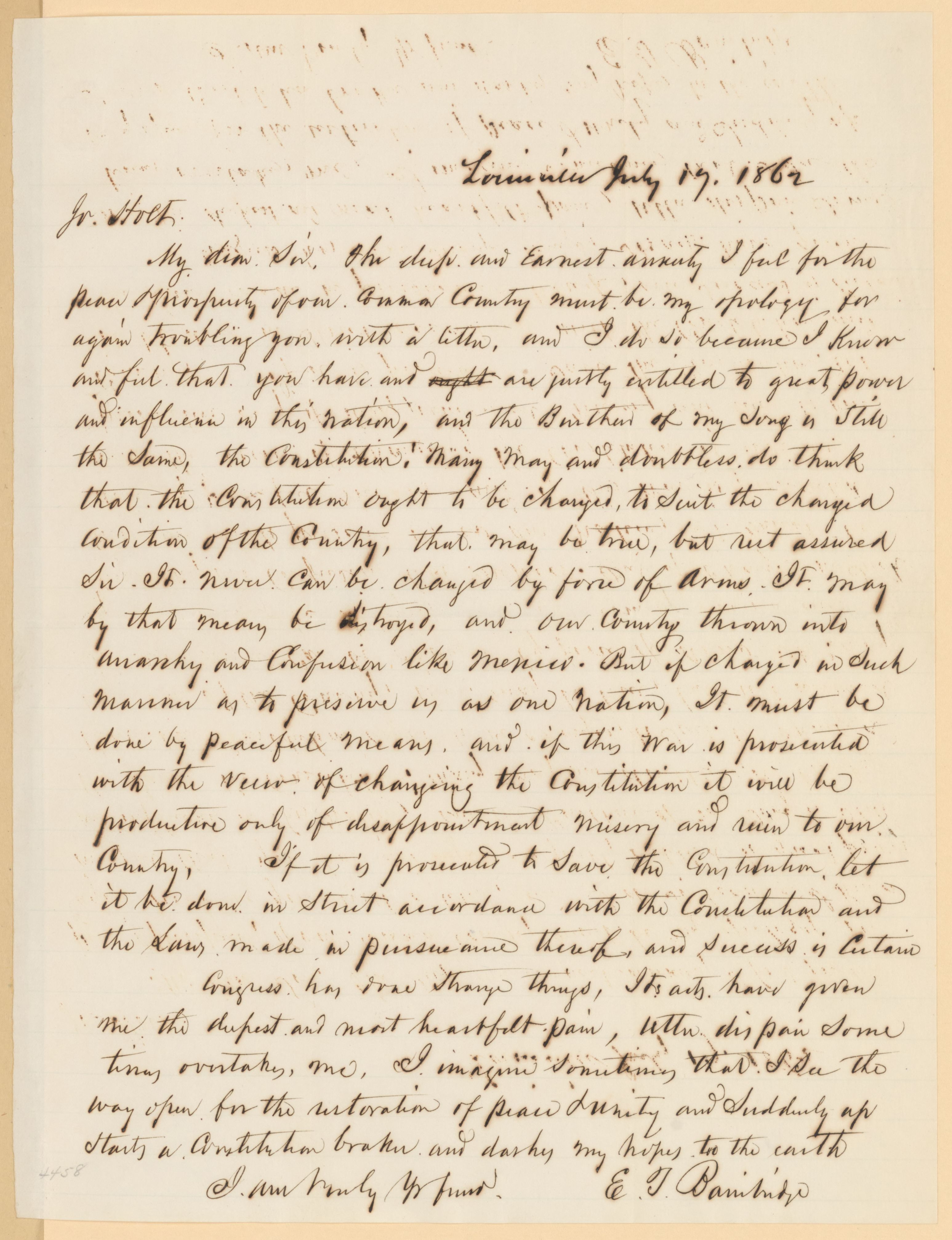 Scanned image of the current content page